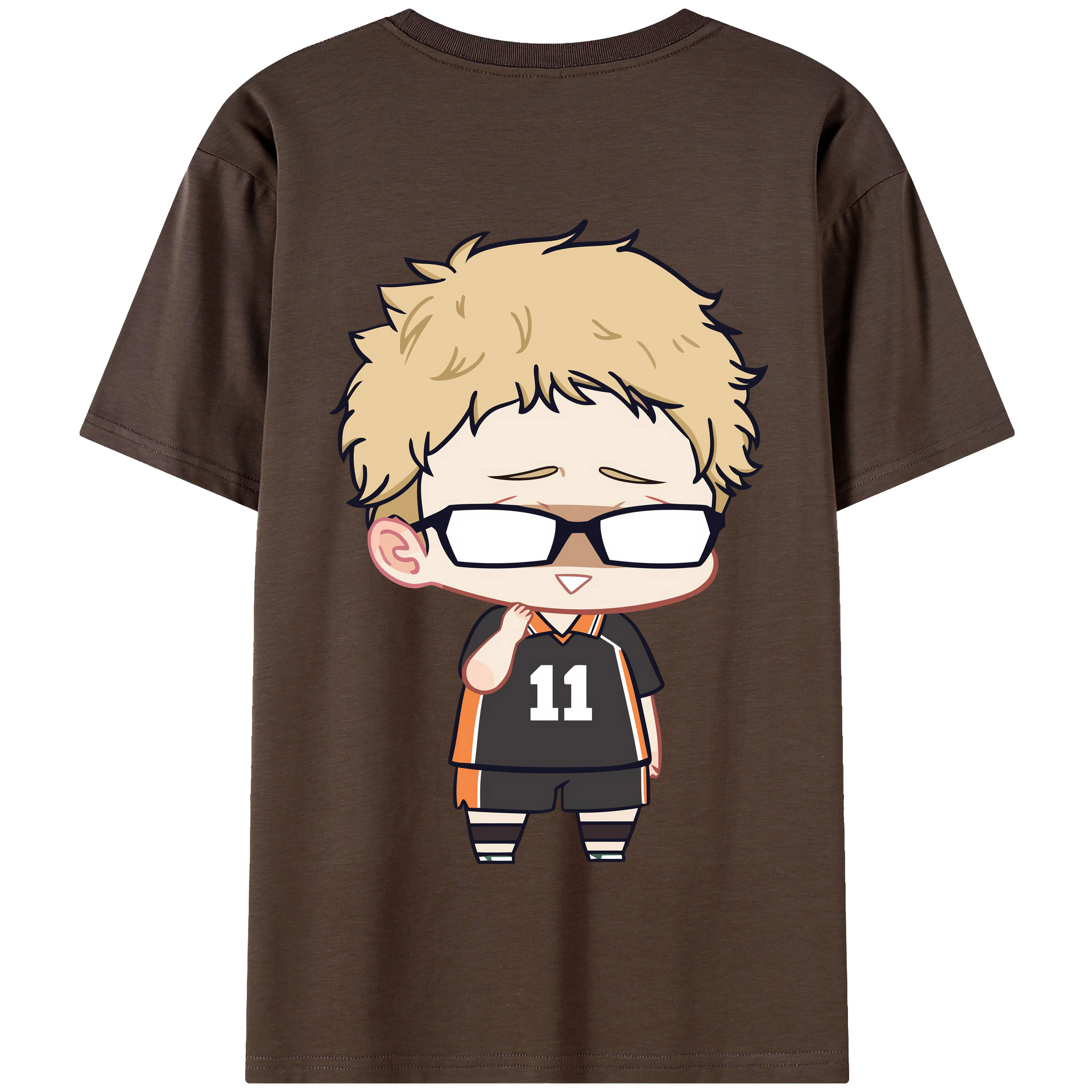 （画像用） ハイキュー!! Haikyu!! 綿100％半袖Tシャツ（背面プリント）