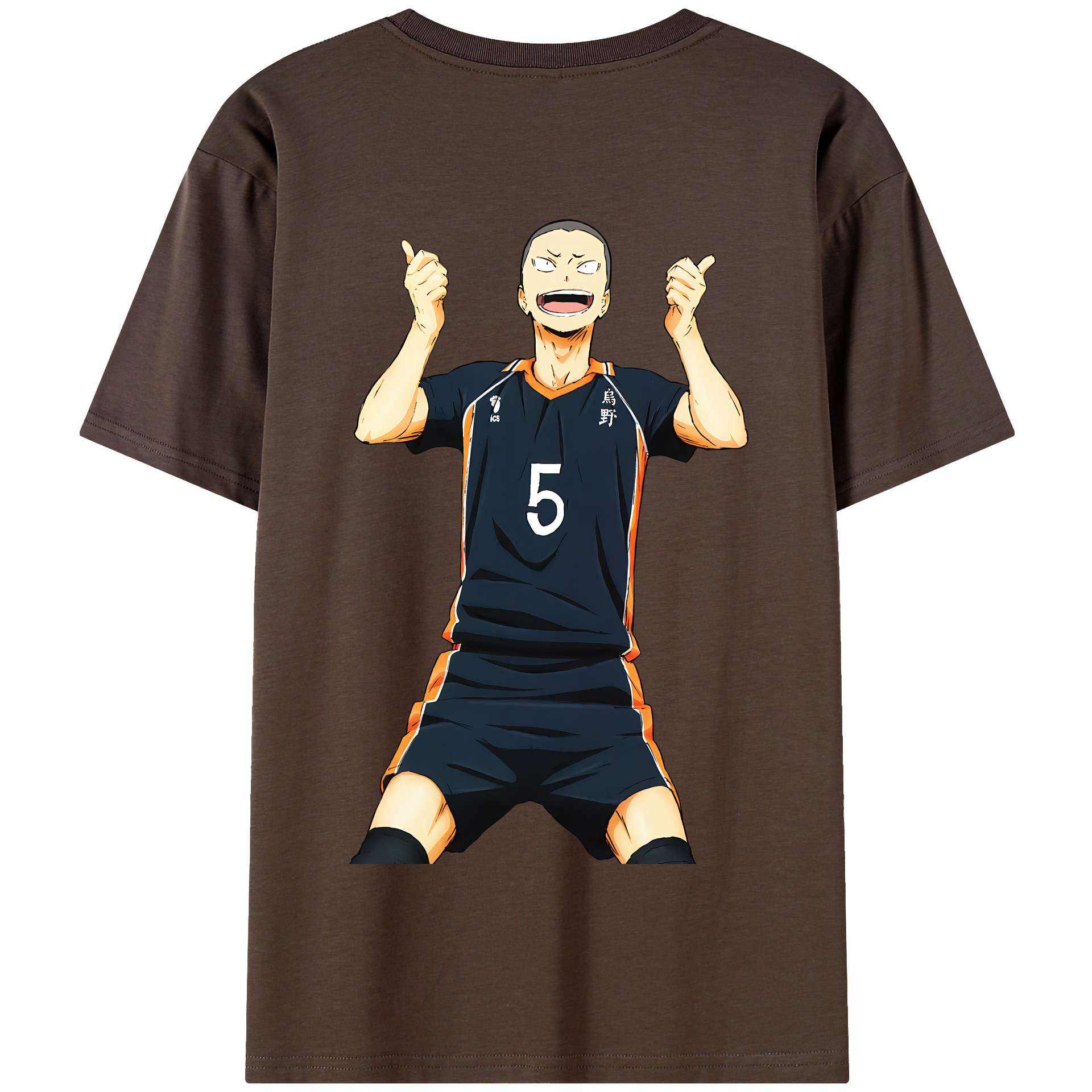 （画像用） ハイキュー!! Haikyu!! 綿100％半袖Tシャツ（背面プリント）
