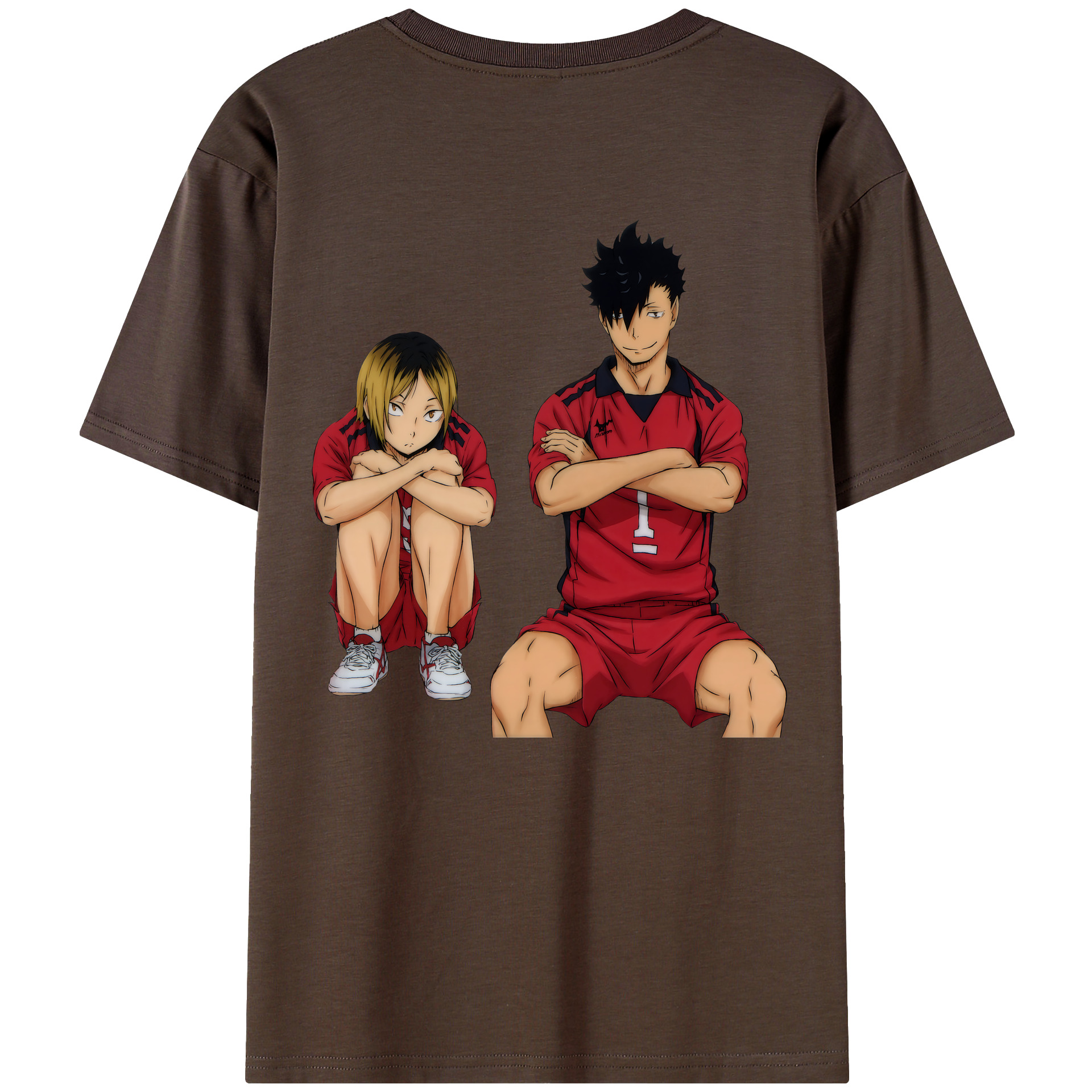 （画像用） ハイキュー!! Haikyu!! 綿100％半袖Tシャツ（背面プリント）