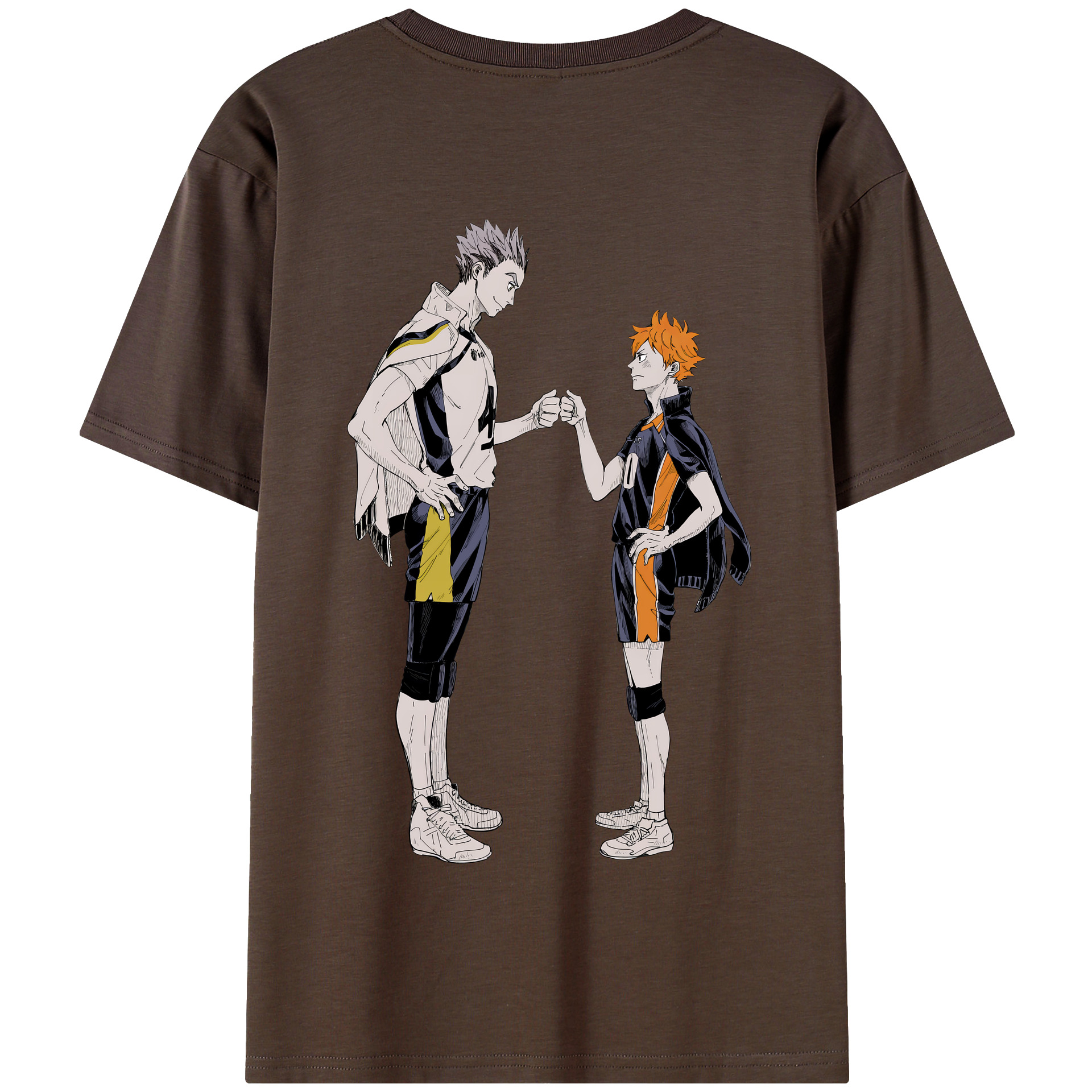 （画像用） ハイキュー!! Haikyu!! 綿100％半袖Tシャツ（背面プリント）