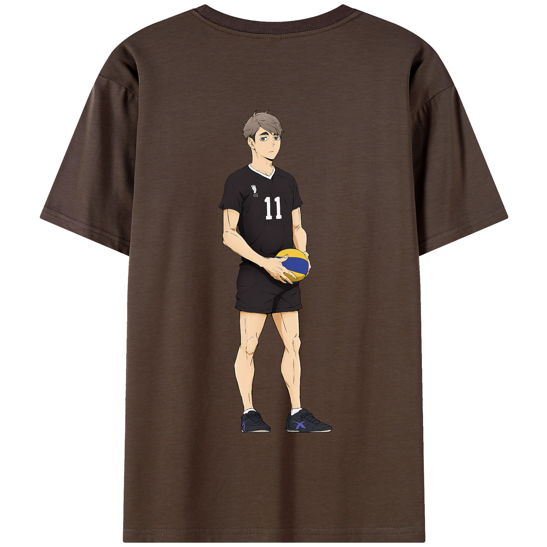 （画像用） ハイキュー!! Haikyu!! 綿100％半袖Tシャツ（背面プリント）