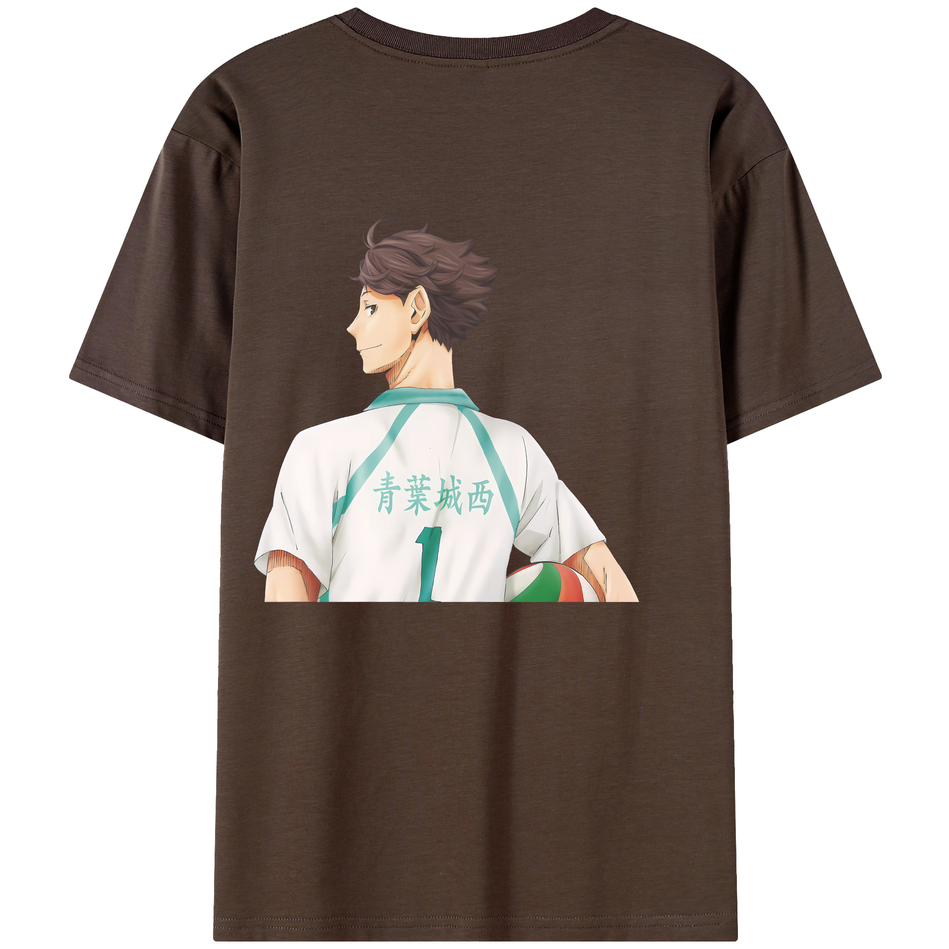 （画像用） ハイキュー!! Haikyu!! 綿100％半袖Tシャツ（背面プリント）