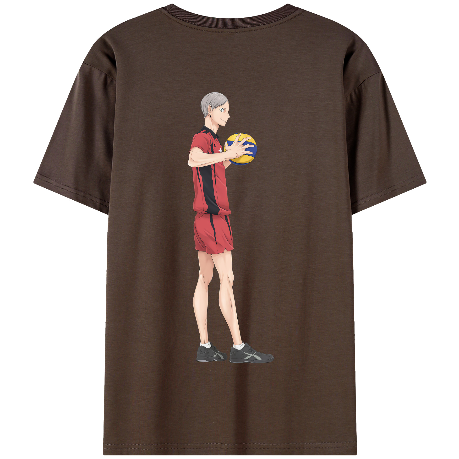 （画像用） ハイキュー!! Haikyu!! 綿100％半袖Tシャツ（背面プリント）