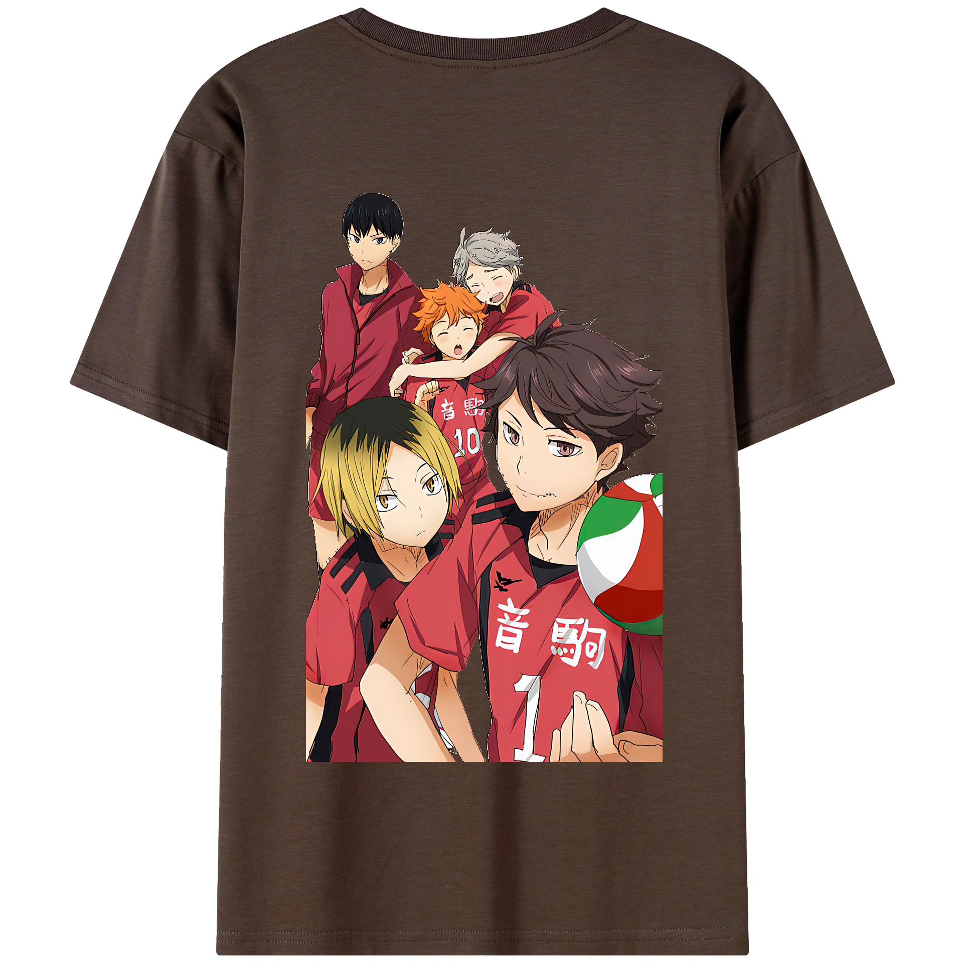 （画像用） ハイキュー!! Haikyu!! 綿100％半袖Tシャツ（背面プリント）