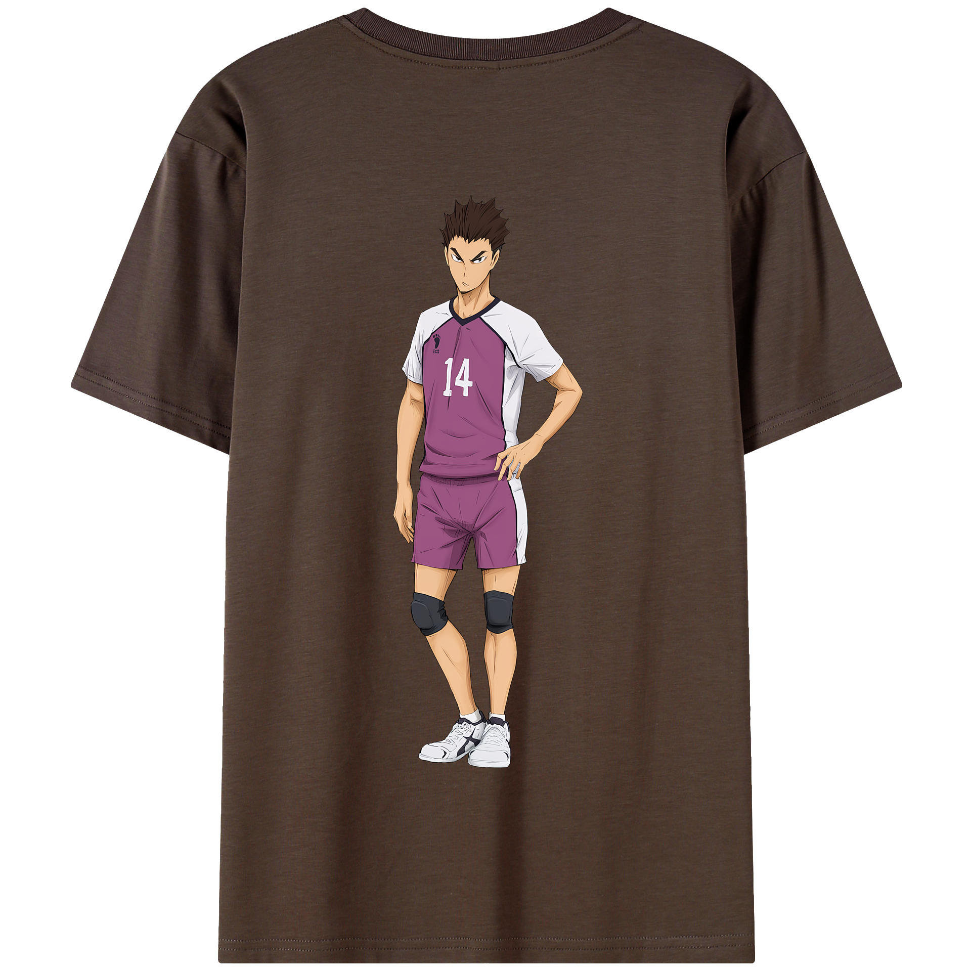 （画像用） ハイキュー!! Haikyu!! 綿100％半袖Tシャツ（背面プリント）