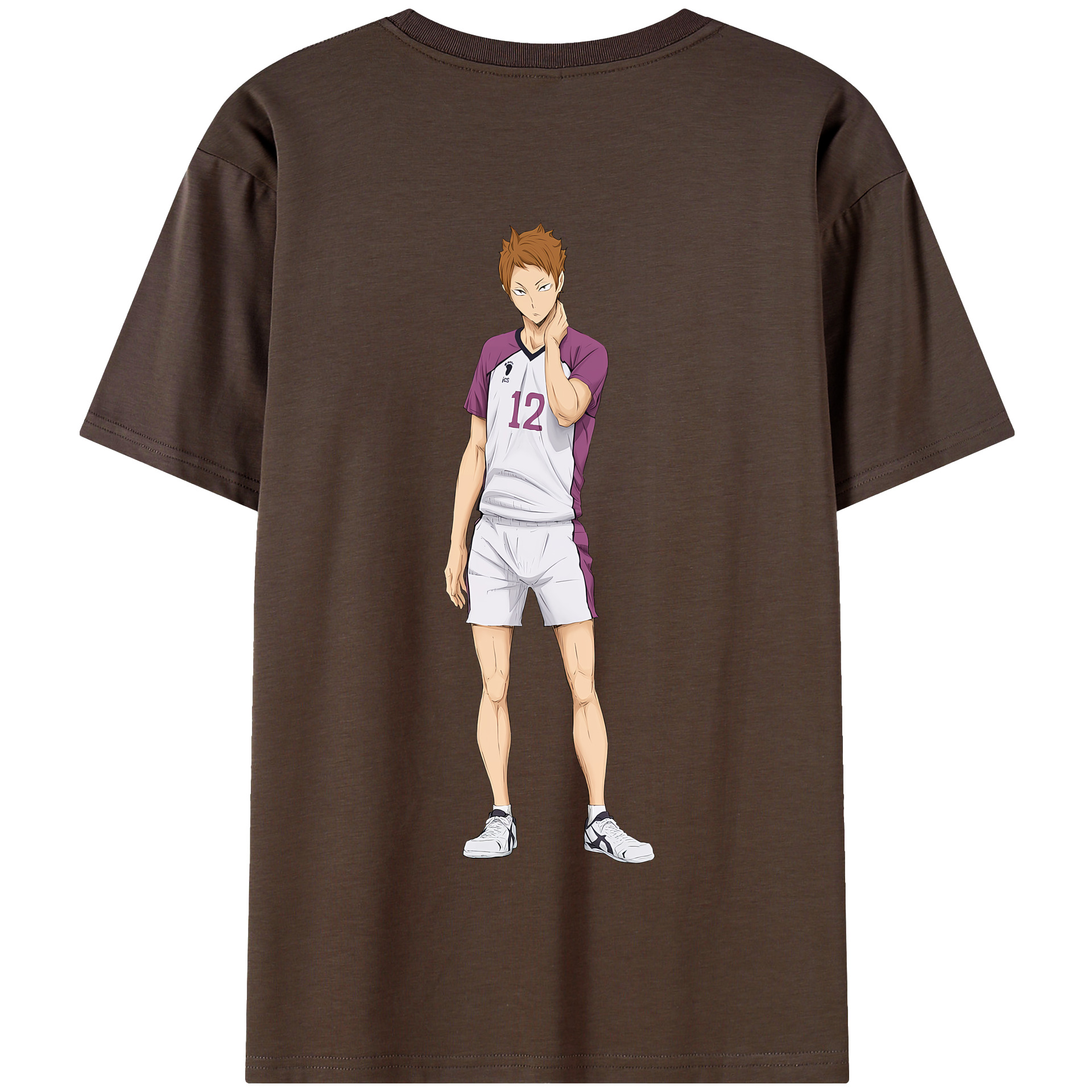 （画像用） ハイキュー!! Haikyu!! 綿100％半袖Tシャツ（背面プリント）