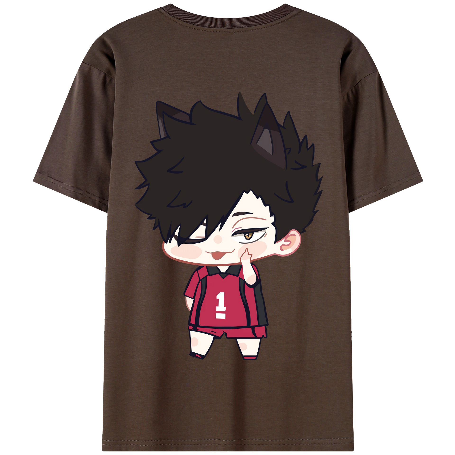 （画像用） ハイキュー!! Haikyu!! 綿100％半袖Tシャツ（背面プリント）