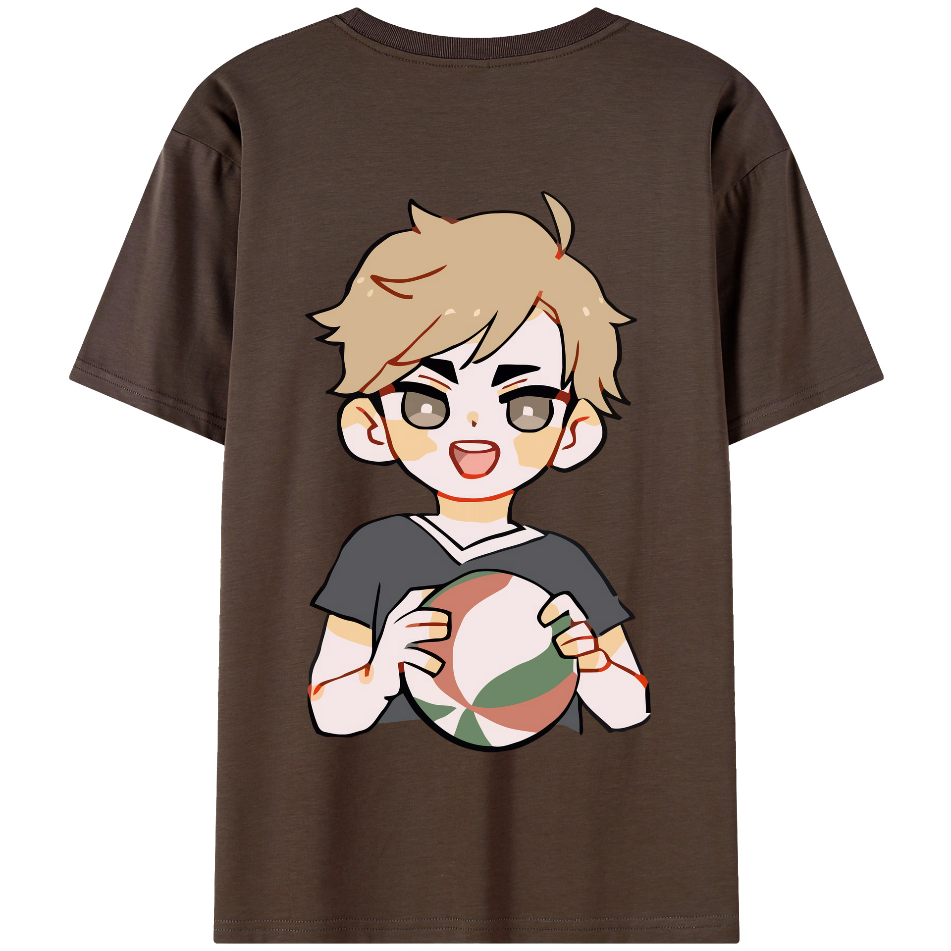 （画像用） ハイキュー!! Haikyu!! 綿100％半袖Tシャツ（背面プリント）