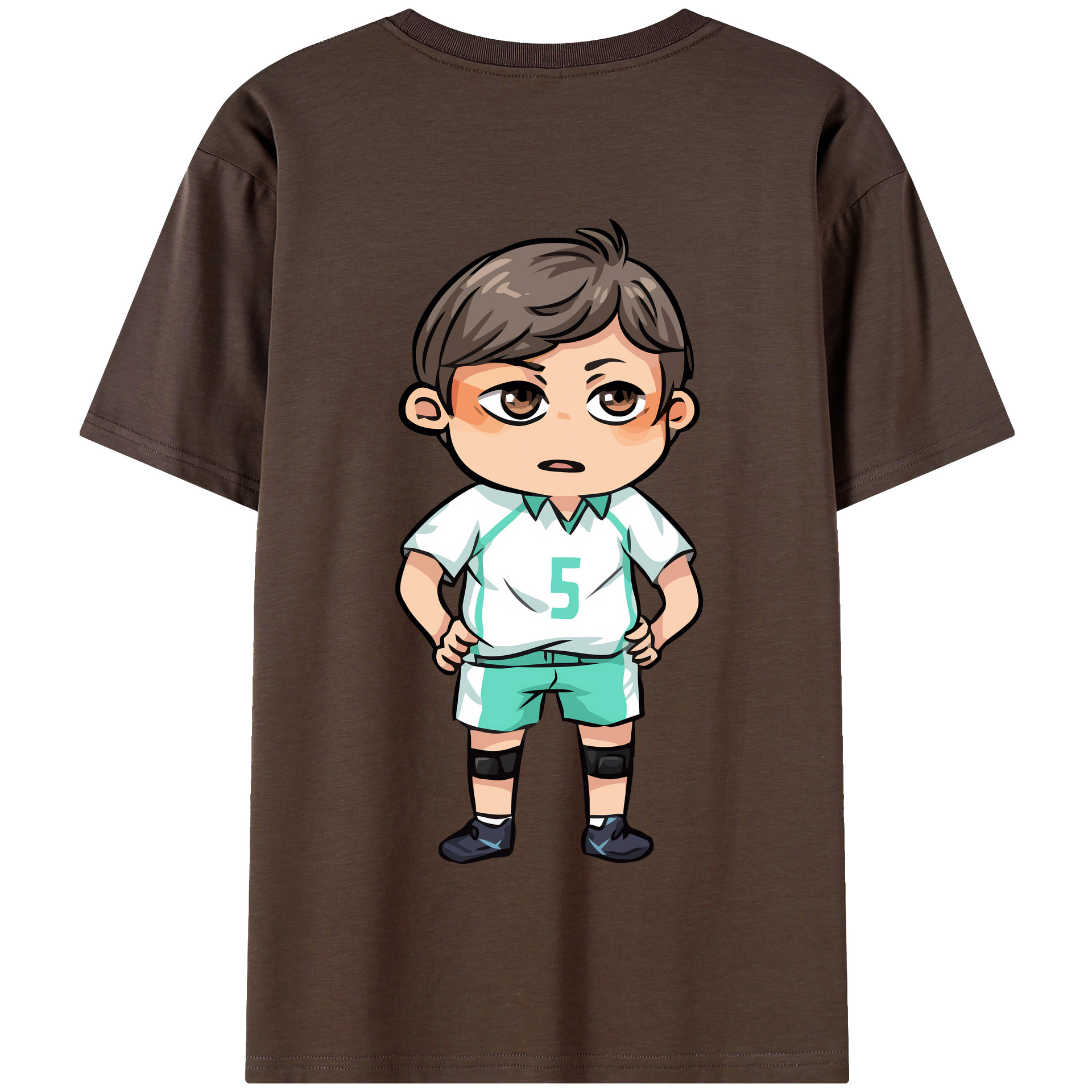 （画像用） ハイキュー!! Haikyu!! 綿100％半袖Tシャツ（背面プリント）
