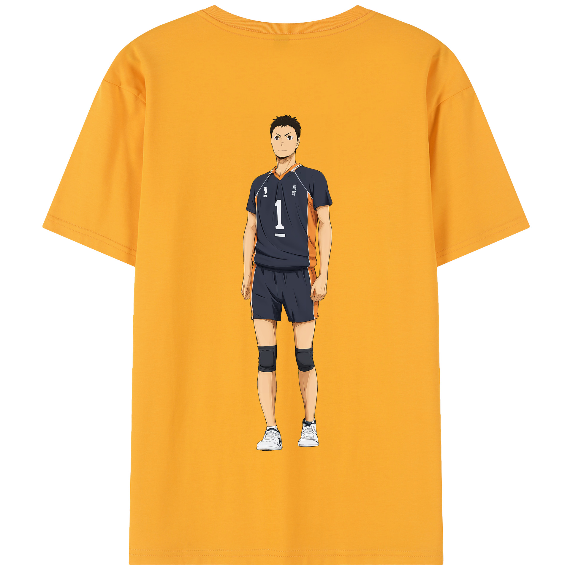 （画像用） ハイキュー!! Haikyu!! 綿100％半袖Tシャツ（背面プリント）