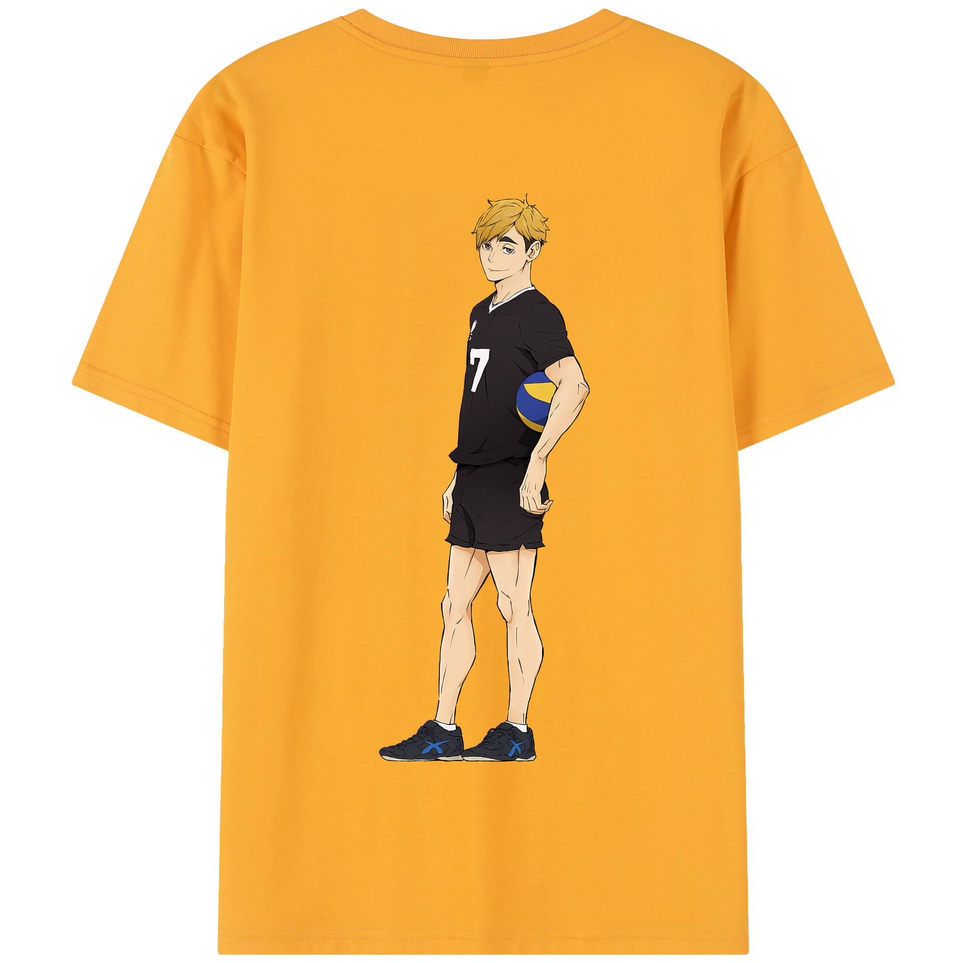 （画像用） ハイキュー!! Haikyu!! 綿100％半袖Tシャツ（背面プリント）