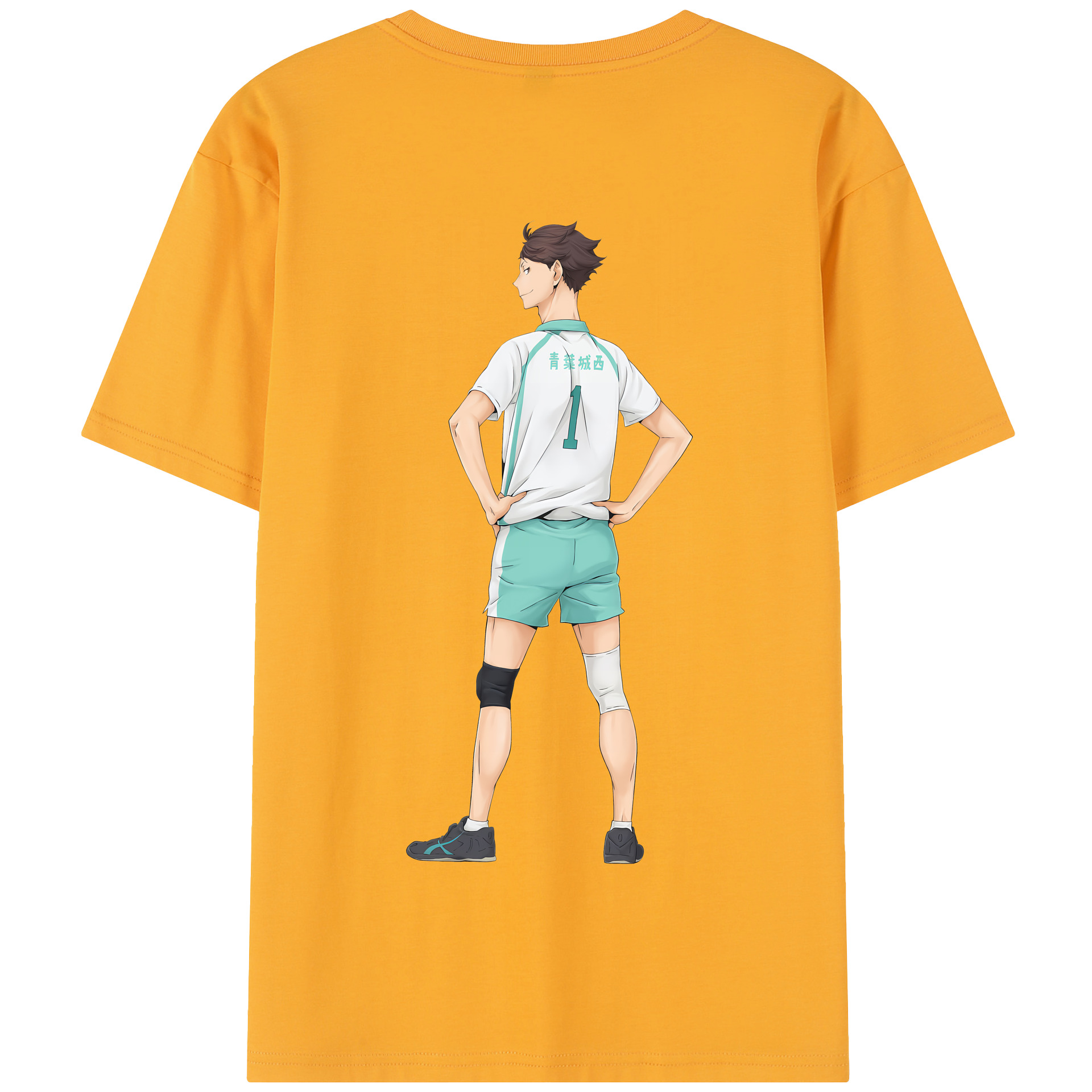 （画像用） ハイキュー!! Haikyu!! 綿100％半袖Tシャツ（背面プリント）