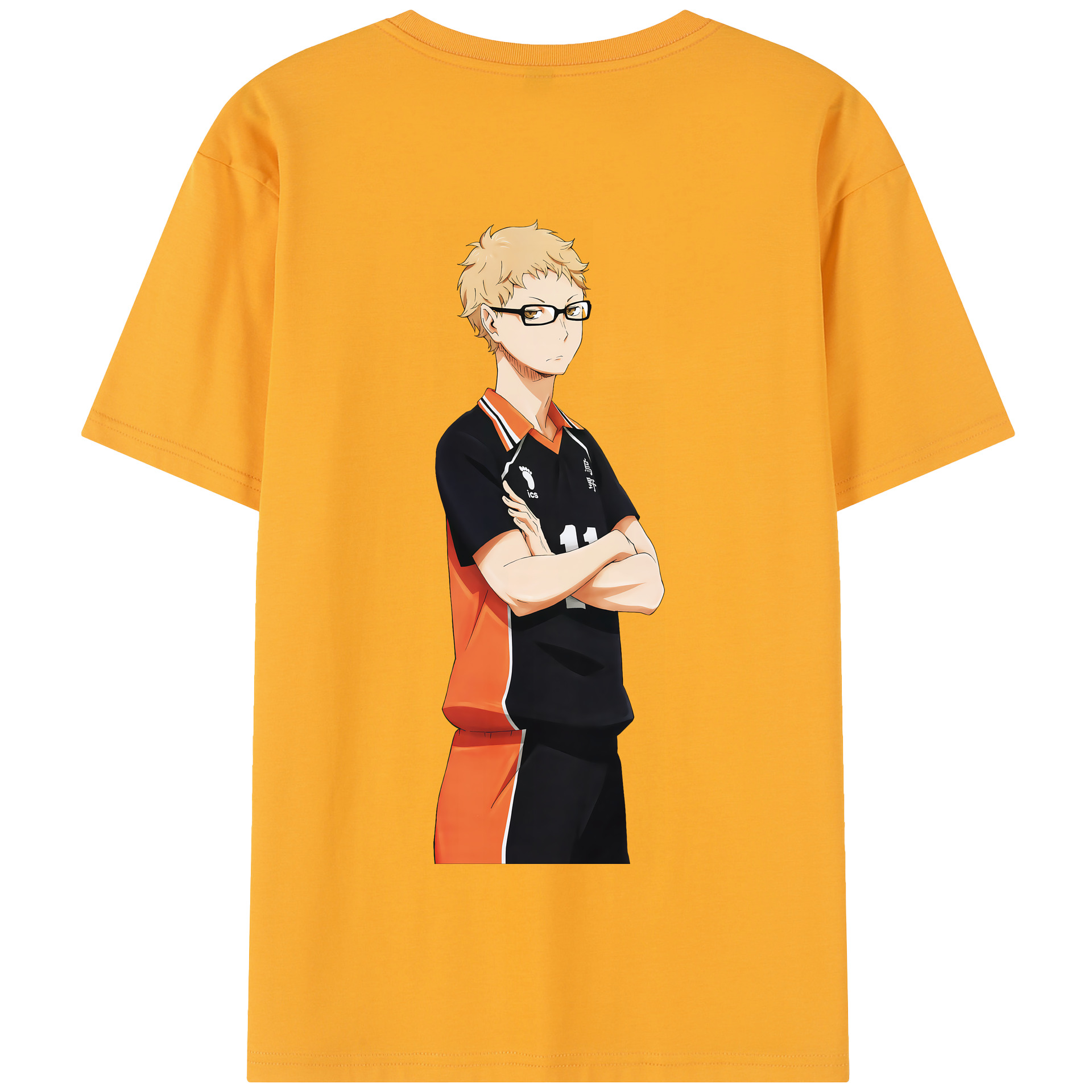 （画像用） ハイキュー!! Haikyu!! 綿100％半袖Tシャツ（背面プリント）