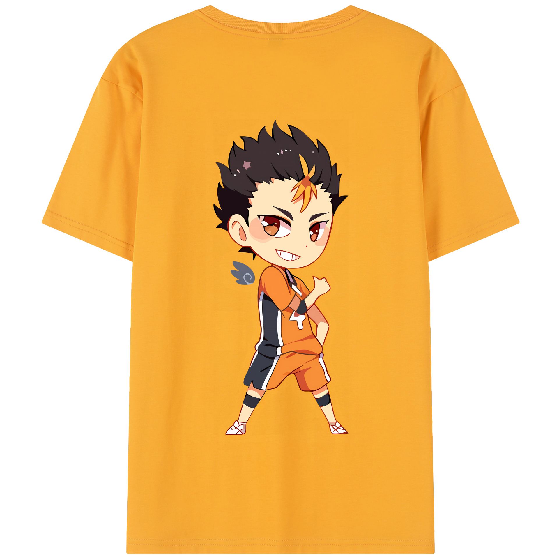 （画像用） ハイキュー!! Haikyu!! 綿100％半袖Tシャツ（背面プリント）