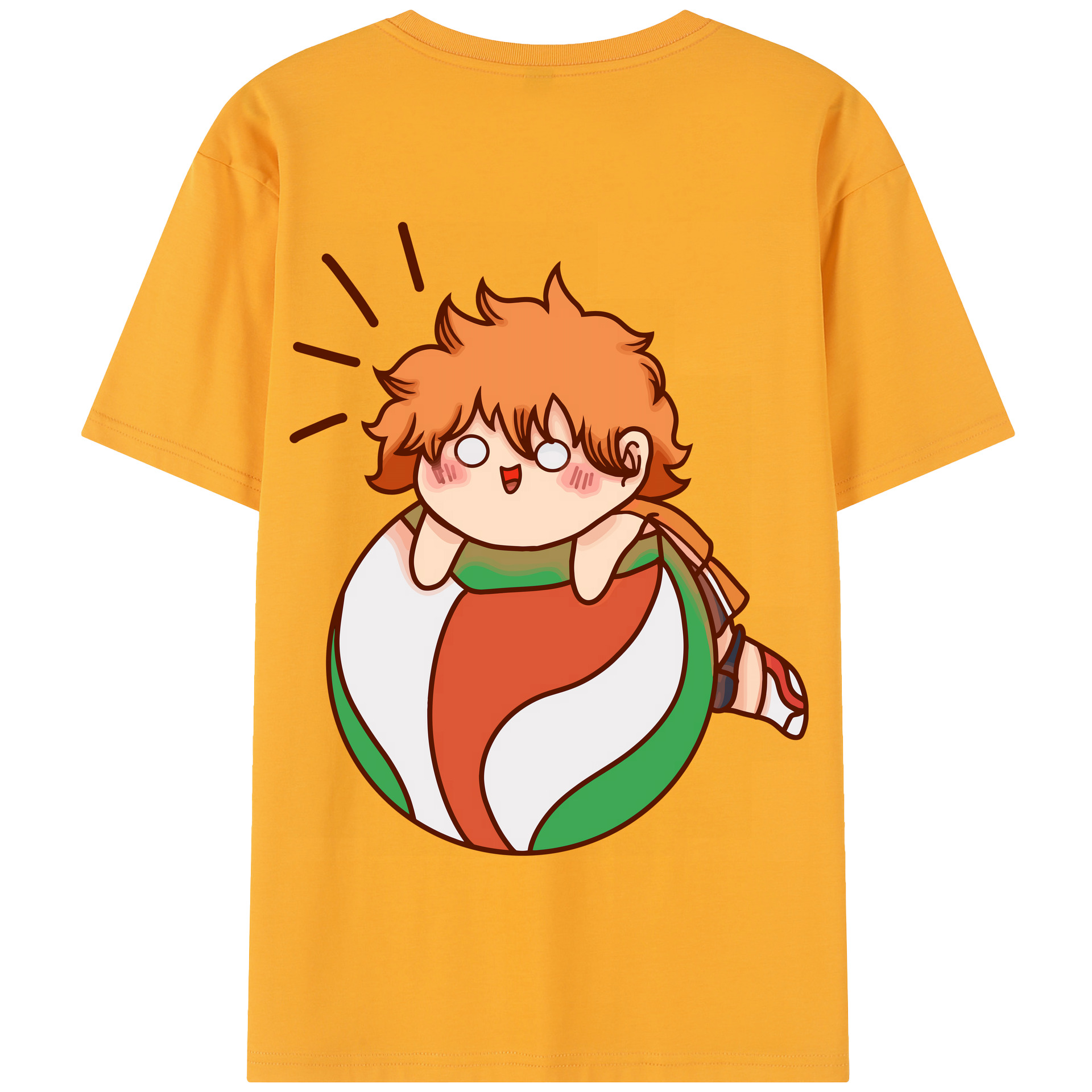 （画像用） ハイキュー!! Haikyu!! 綿100％半袖Tシャツ（背面プリント）