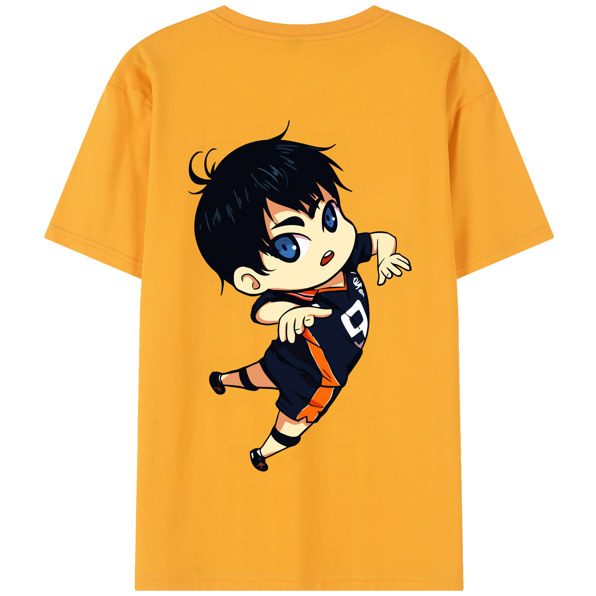 （画像用） ハイキュー!! Haikyu!! 綿100％半袖Tシャツ（背面プリント）