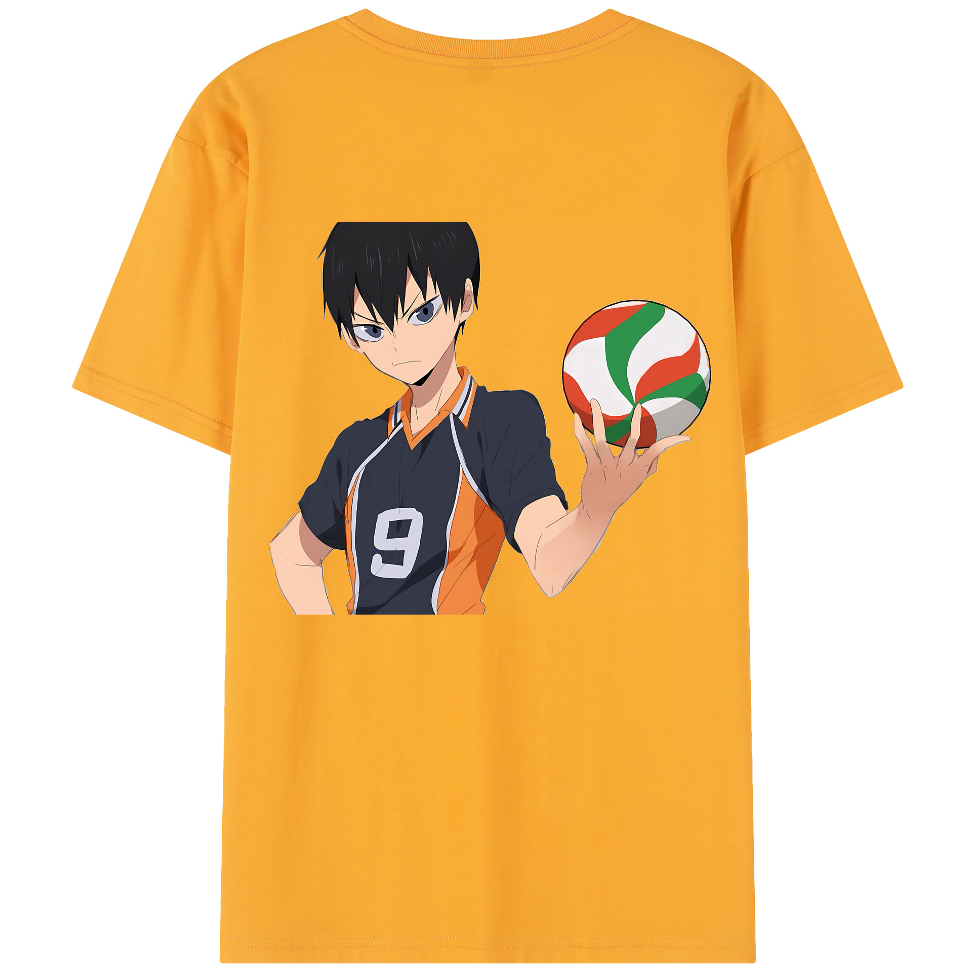 （画像用） ハイキュー!! Haikyu!! 綿100％半袖Tシャツ（背面プリント）