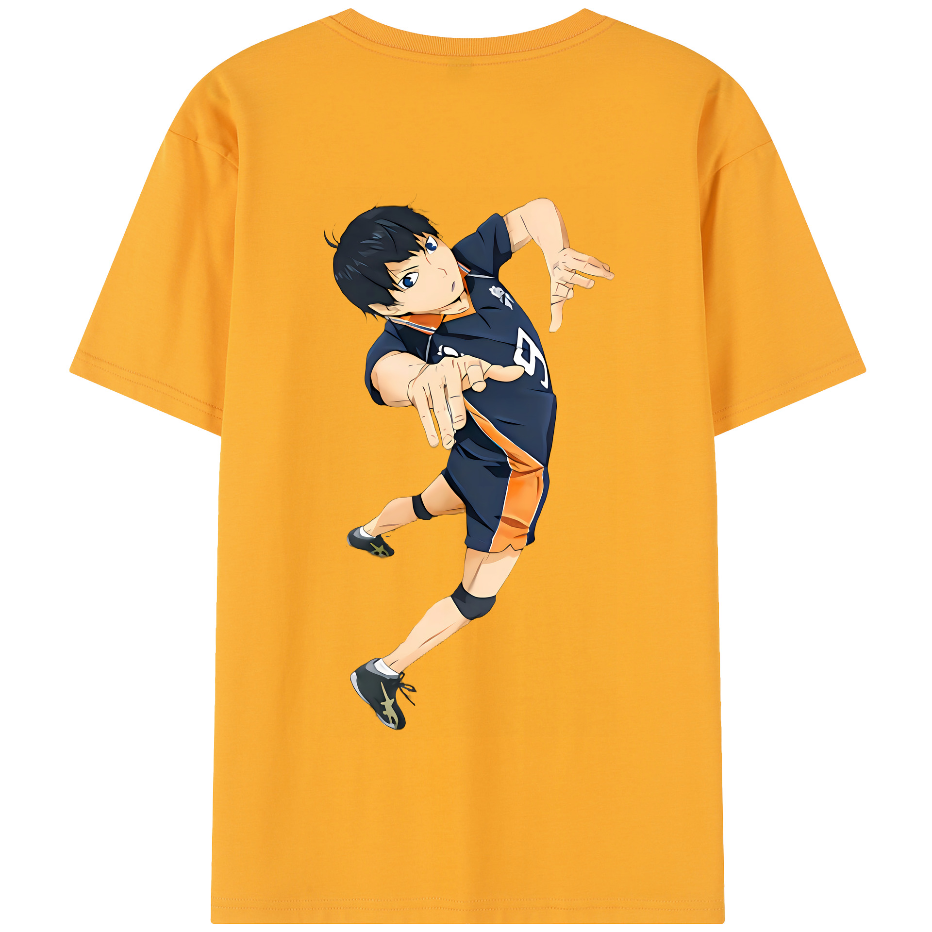 （画像用） ハイキュー!! Haikyu!! 綿100％半袖Tシャツ（背面プリント）