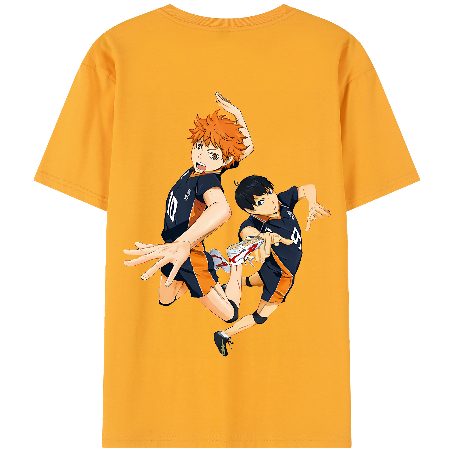 （画像用） ハイキュー!! Haikyu!! 綿100％半袖Tシャツ（背面プリント）