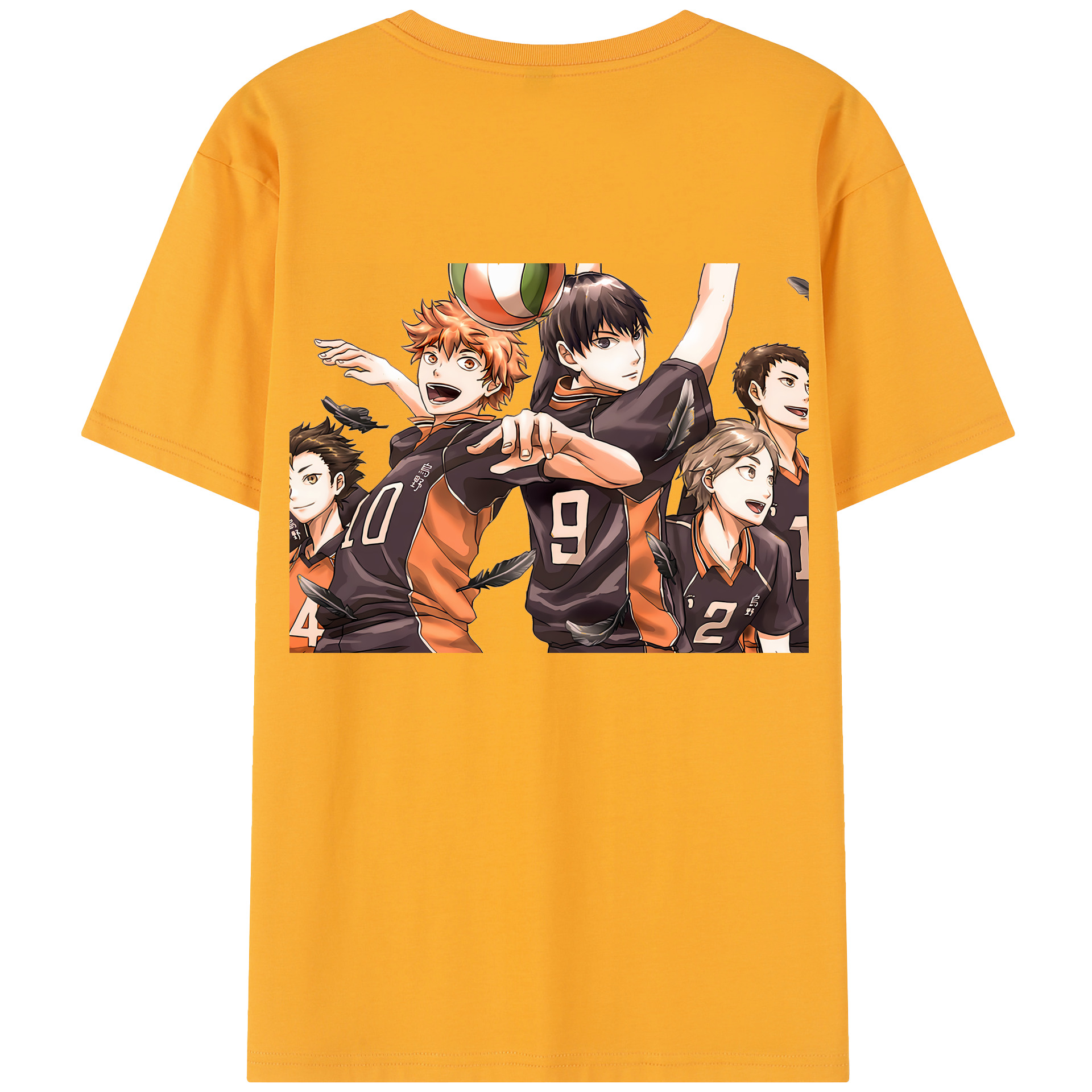 （画像用） ハイキュー!! Haikyu!! 綿100％半袖Tシャツ（背面プリント）