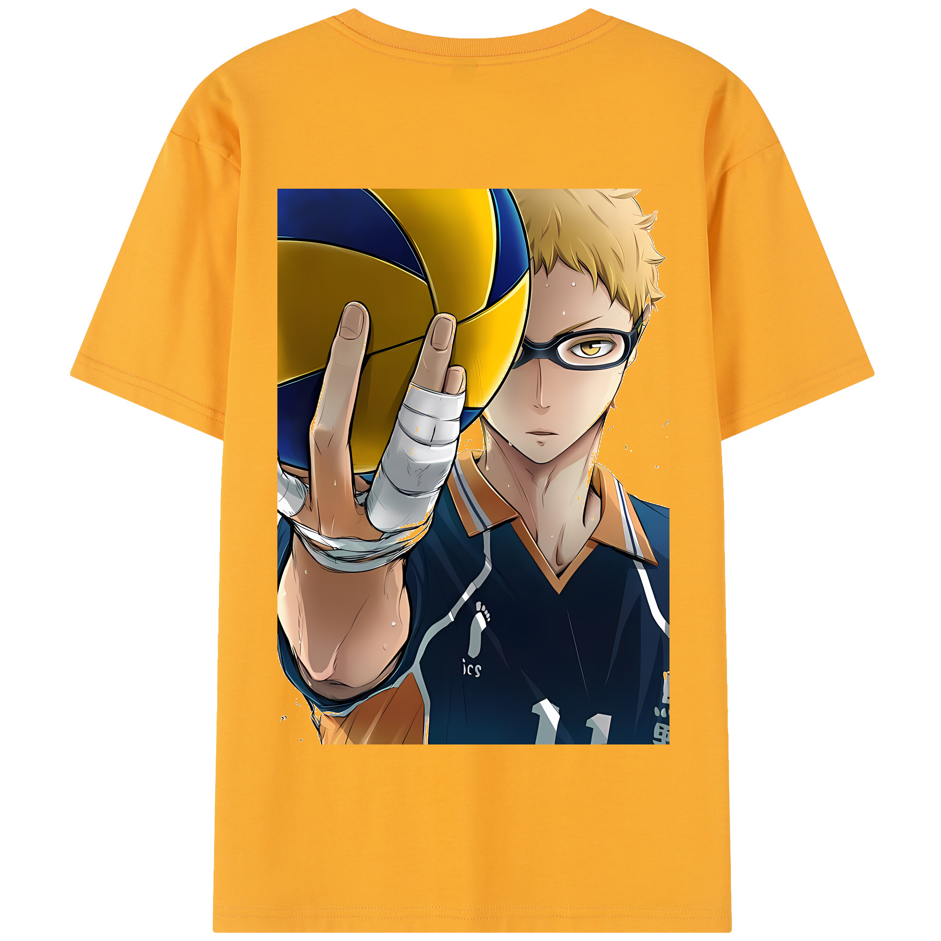 （画像用） ハイキュー!! Haikyu!! 綿100％半袖Tシャツ（背面プリント）