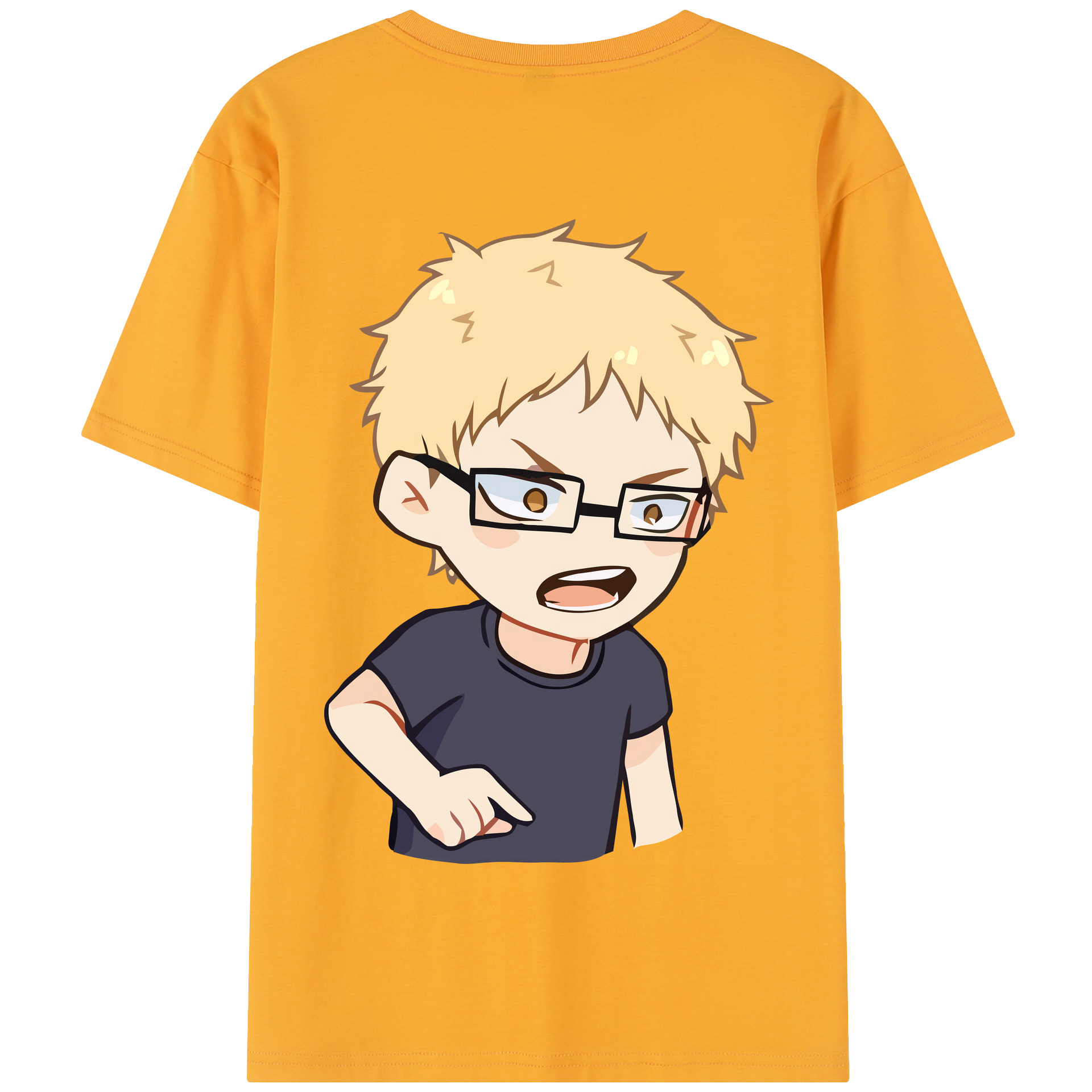 （画像用） ハイキュー!! Haikyu!! 綿100％半袖Tシャツ（背面プリント）