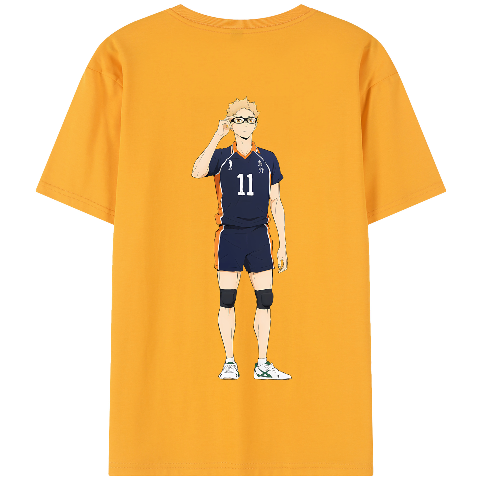 （画像用） ハイキュー!! Haikyu!! 綿100％半袖Tシャツ（背面プリント）