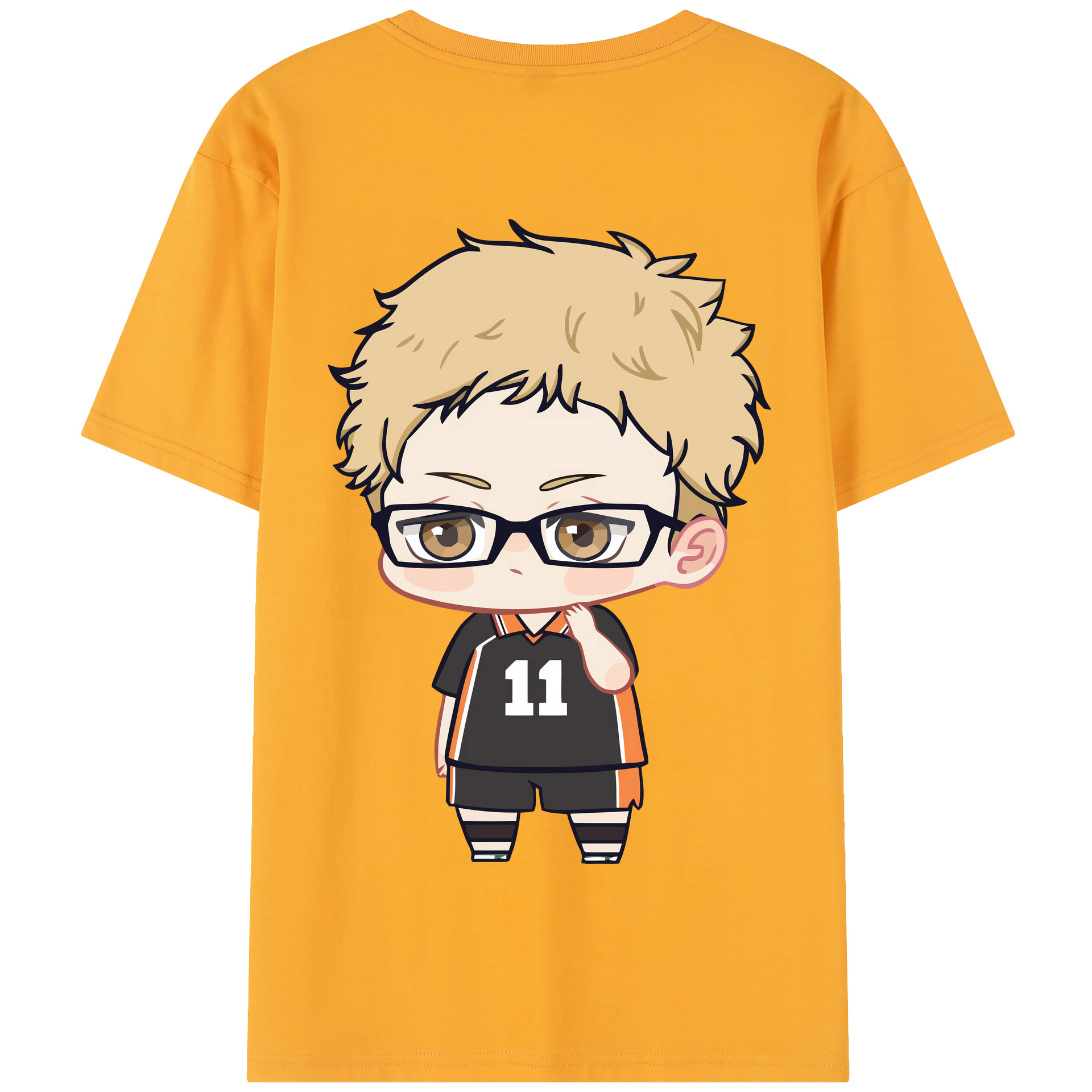 （画像用） ハイキュー!! Haikyu!! 綿100％半袖Tシャツ（背面プリント）