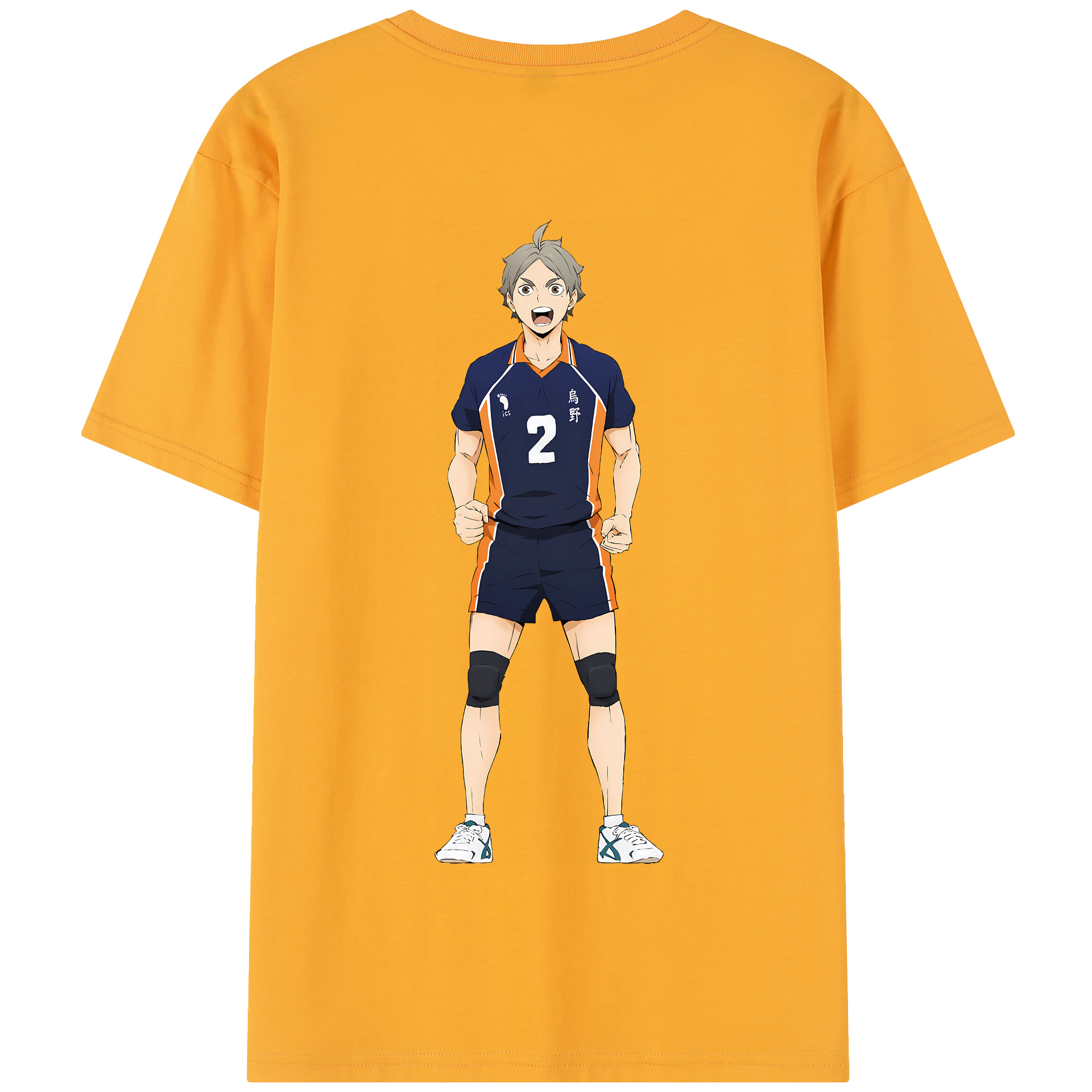 （画像用） ハイキュー!! Haikyu!! 綿100％半袖Tシャツ（背面プリント）