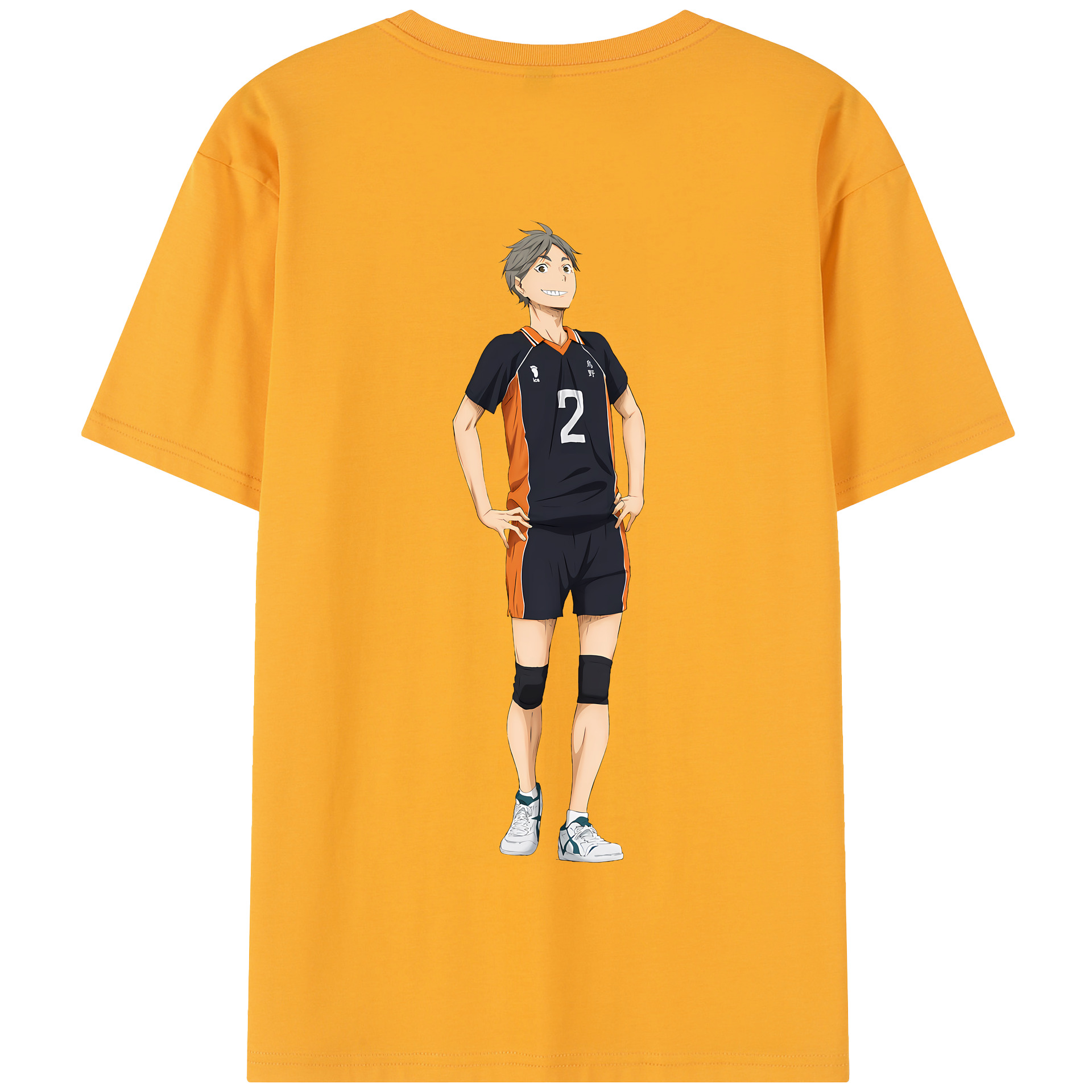 （画像用） ハイキュー!! Haikyu!! 綿100％半袖Tシャツ（背面プリント）