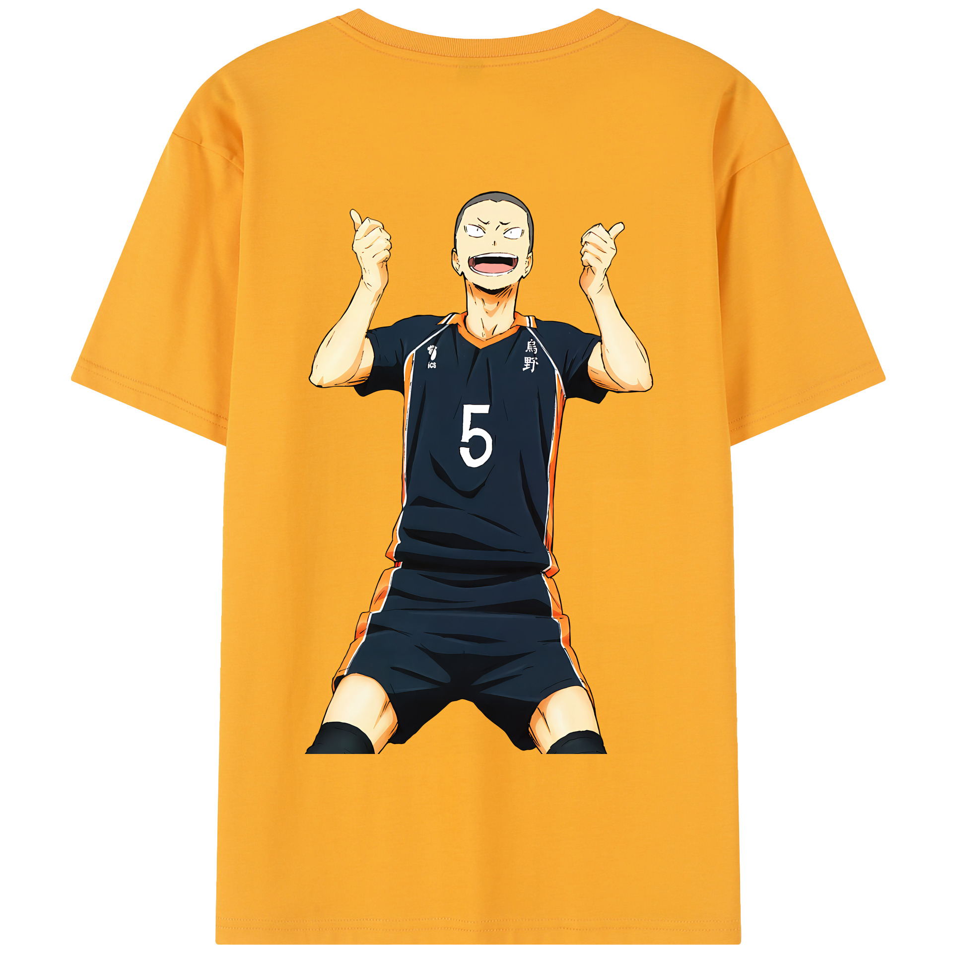 （画像用） ハイキュー!! Haikyu!! 綿100％半袖Tシャツ（背面プリント）