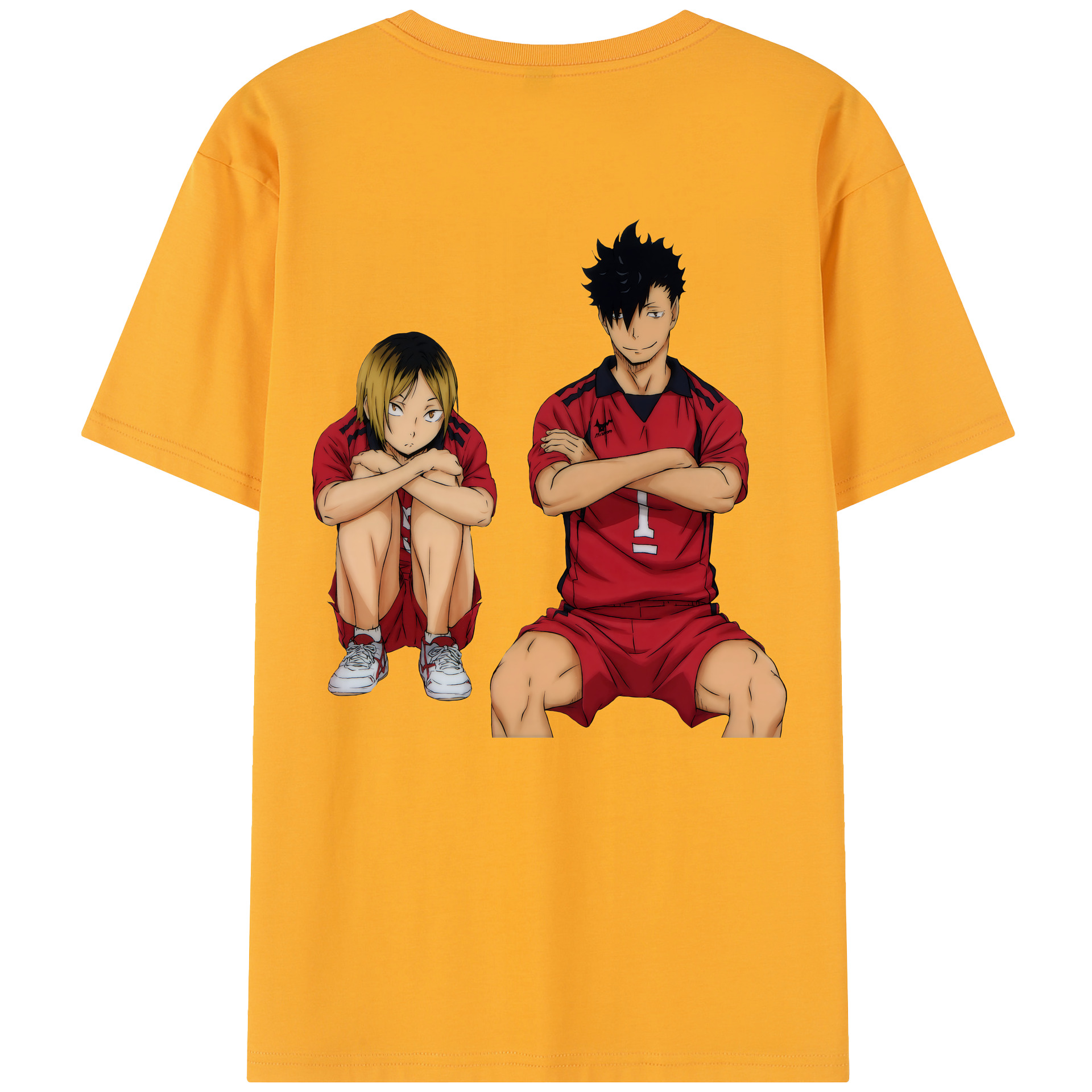 （画像用） ハイキュー!! Haikyu!! 綿100％半袖Tシャツ（背面プリント）