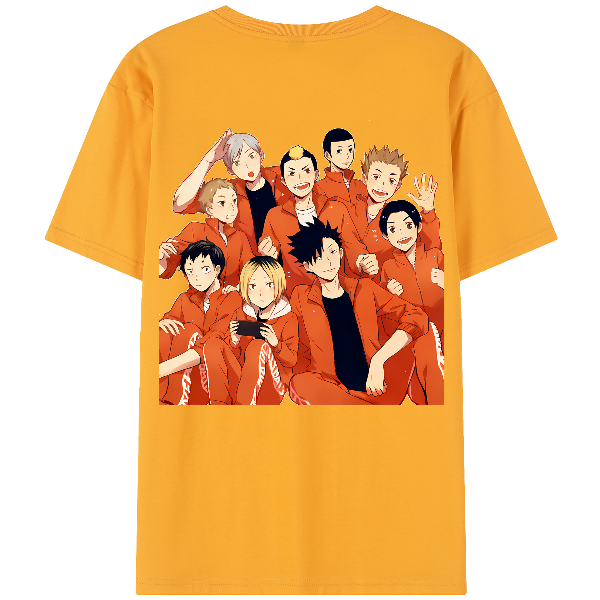 （画像用） ハイキュー!! Haikyu!! 綿100％半袖Tシャツ（背面プリント）