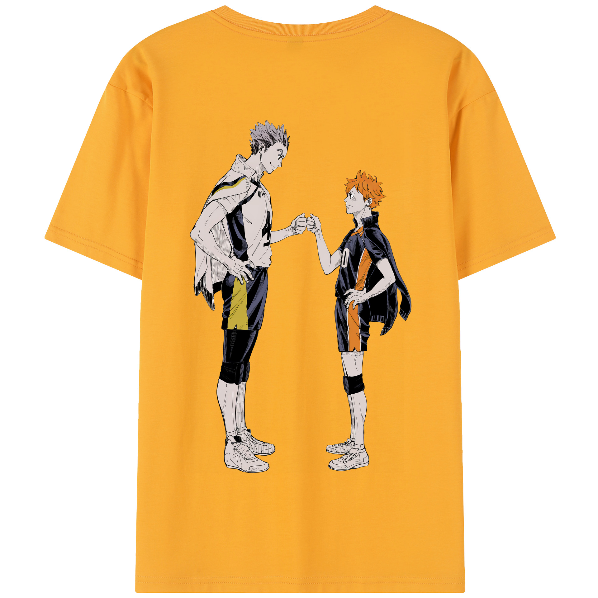 （画像用） ハイキュー!! Haikyu!! 綿100％半袖Tシャツ（背面プリント）
