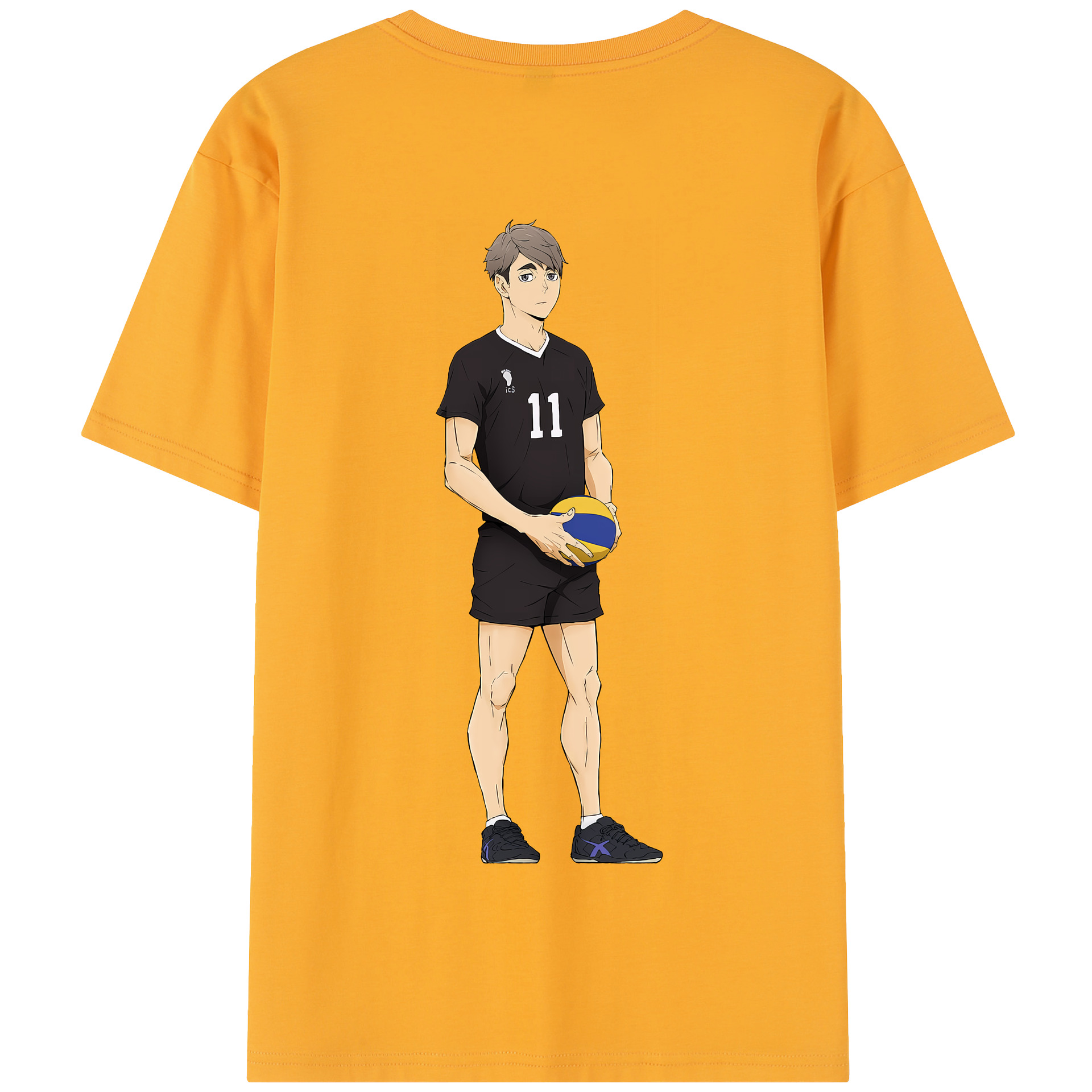 （画像用） ハイキュー!! Haikyu!! 綿100％半袖Tシャツ（背面プリント）