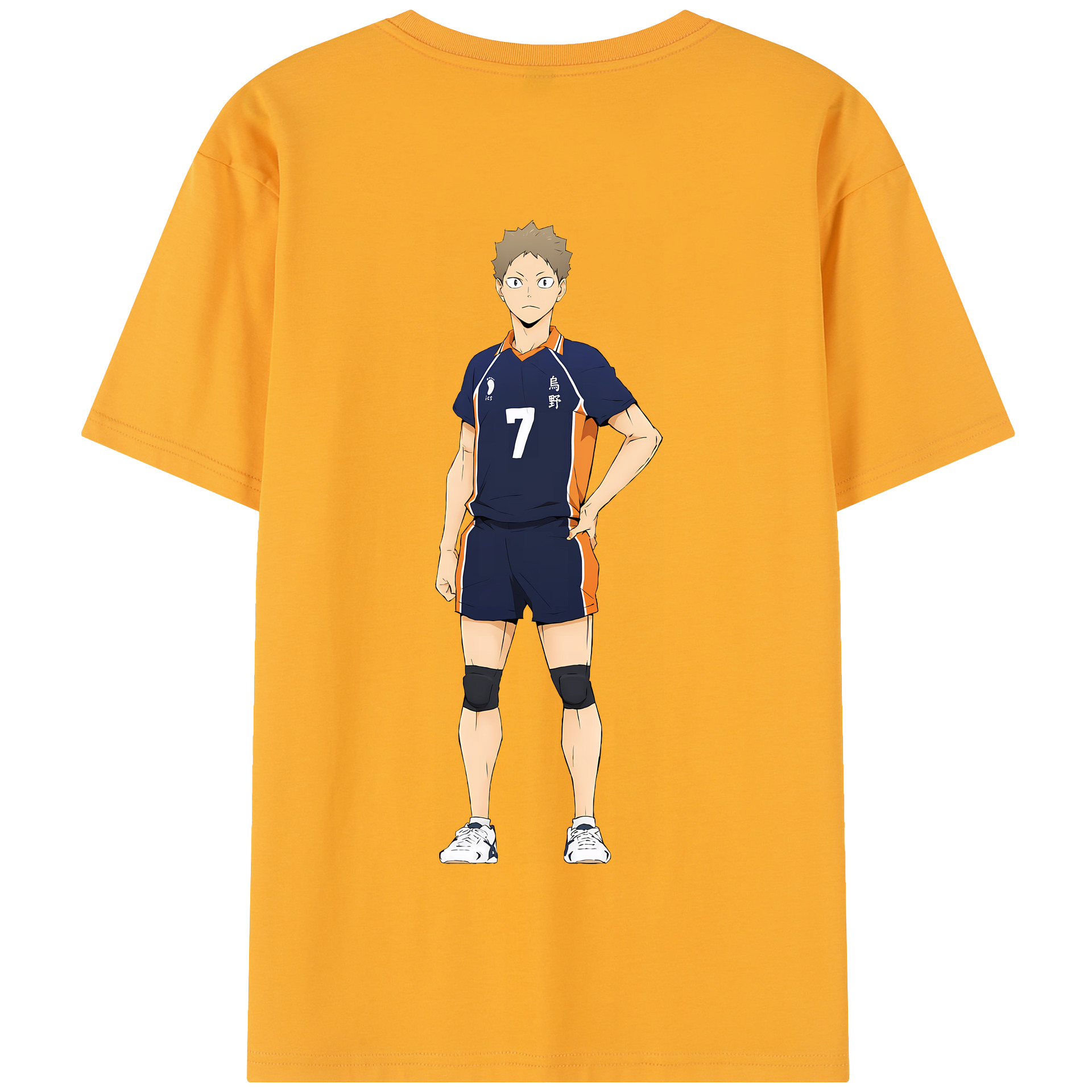 （画像用） ハイキュー!! Haikyu!! 綿100％半袖Tシャツ（背面プリント）