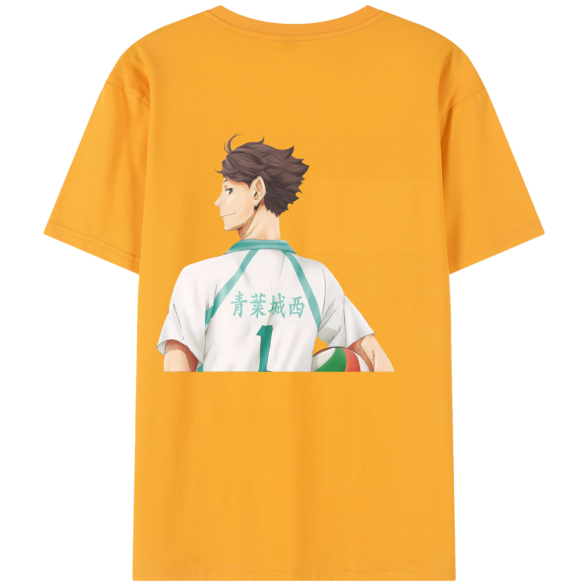 （画像用） ハイキュー!! Haikyu!! 綿100％半袖Tシャツ（背面プリント）