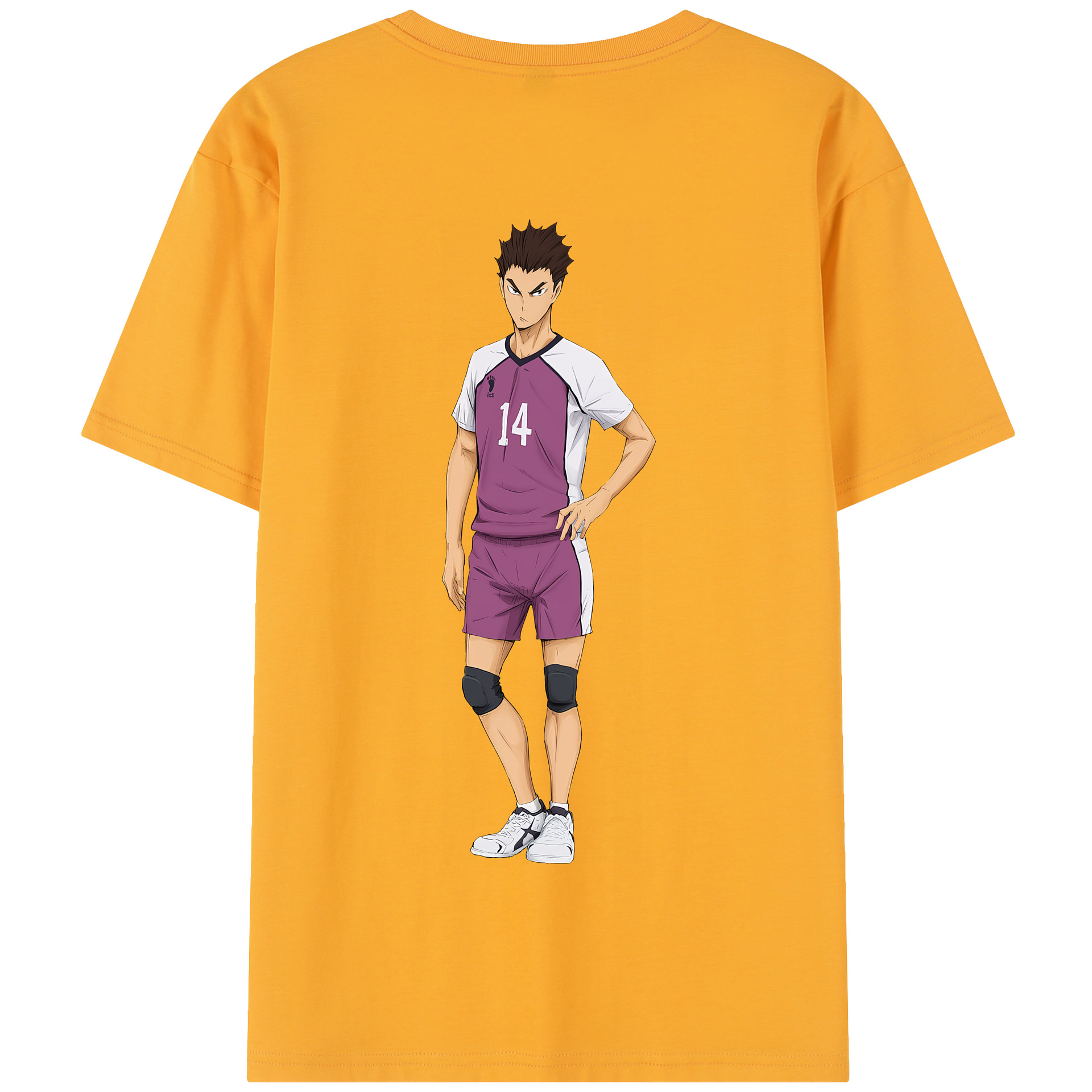 （画像用） ハイキュー!! Haikyu!! 綿100％半袖Tシャツ（背面プリント）