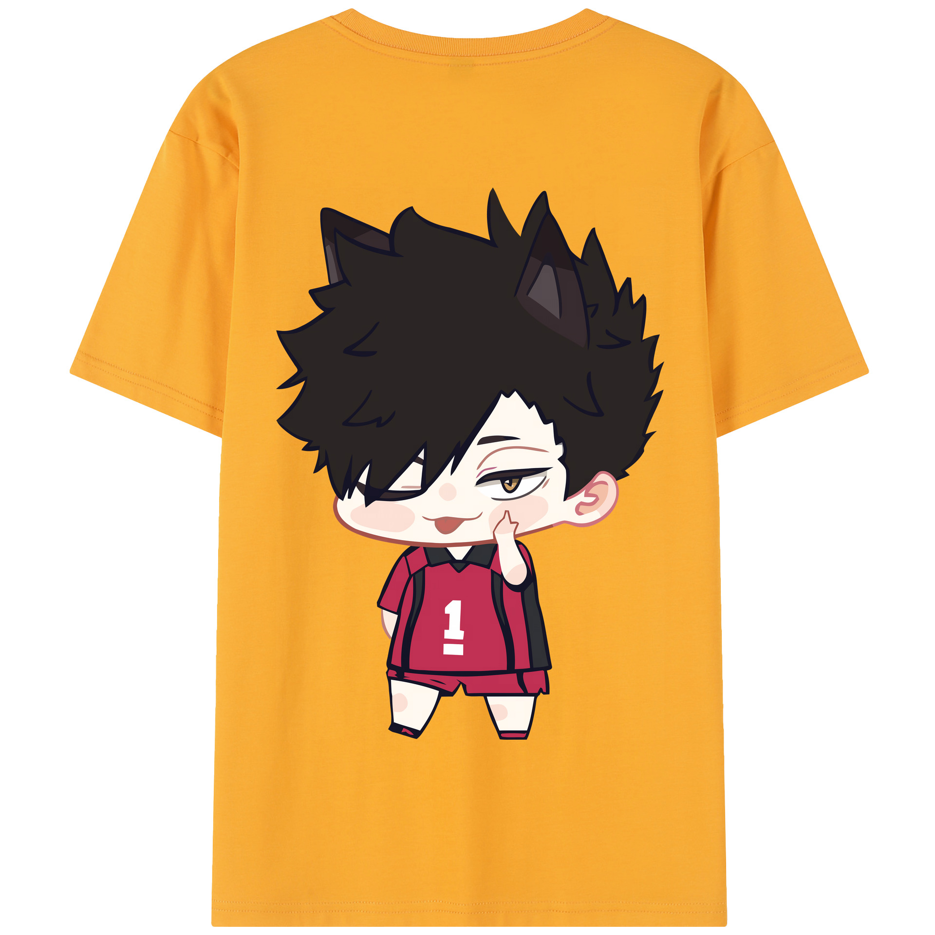 （画像用） ハイキュー!! Haikyu!! 綿100％半袖Tシャツ（背面プリント）