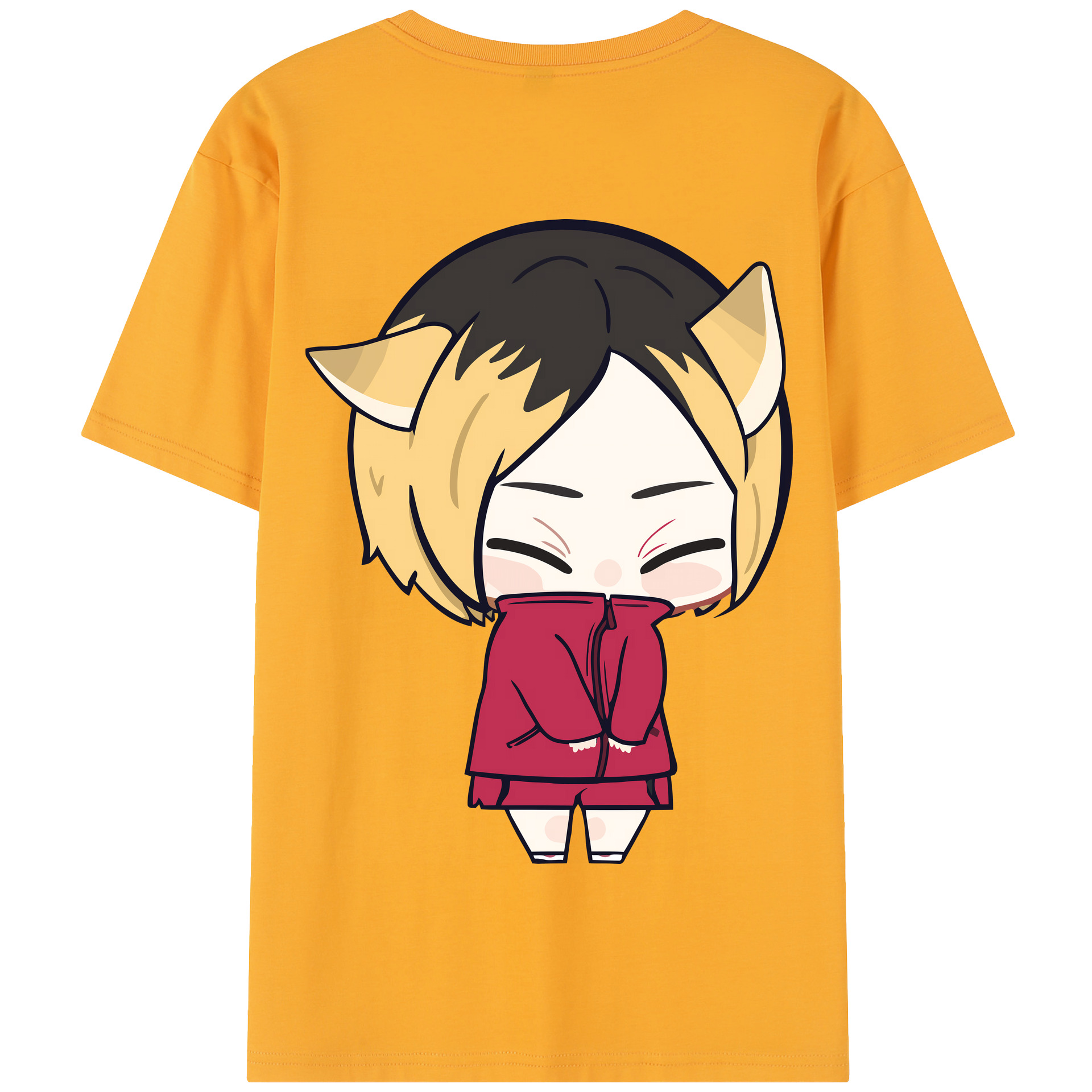 （画像用） ハイキュー!! Haikyu!! 綿100％半袖Tシャツ（背面プリント）