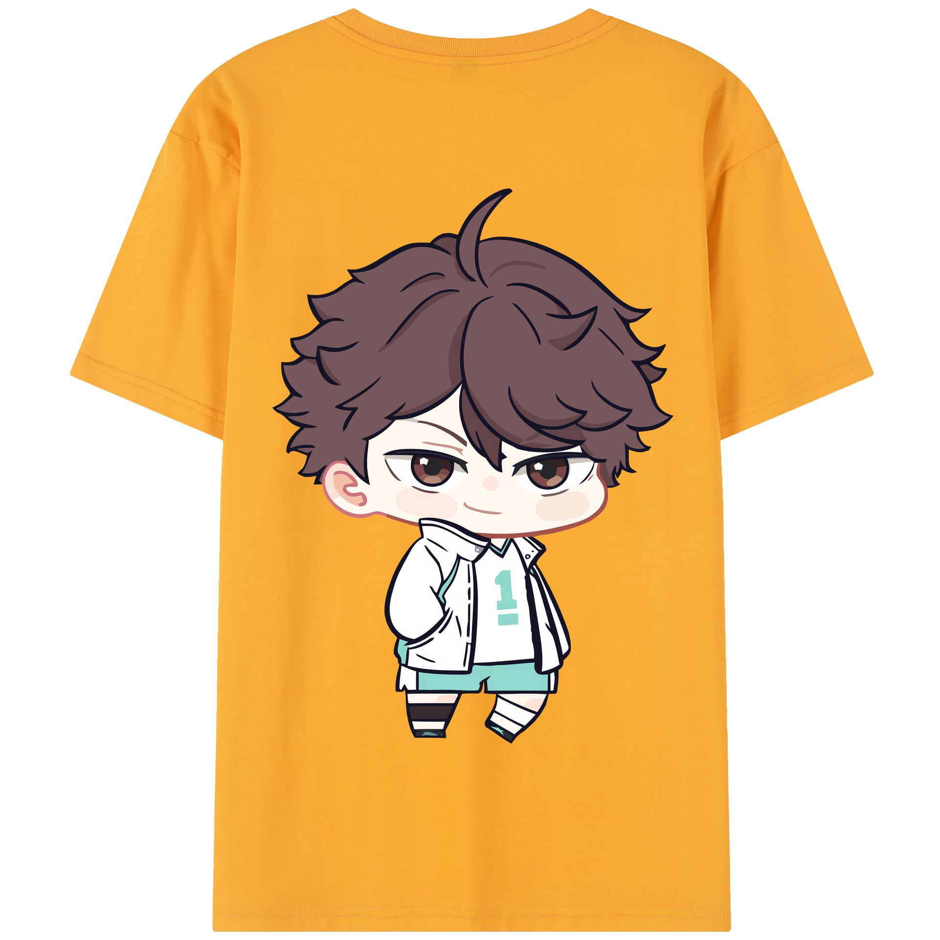 （画像用） ハイキュー!! Haikyu!! 綿100％半袖Tシャツ（背面プリント）