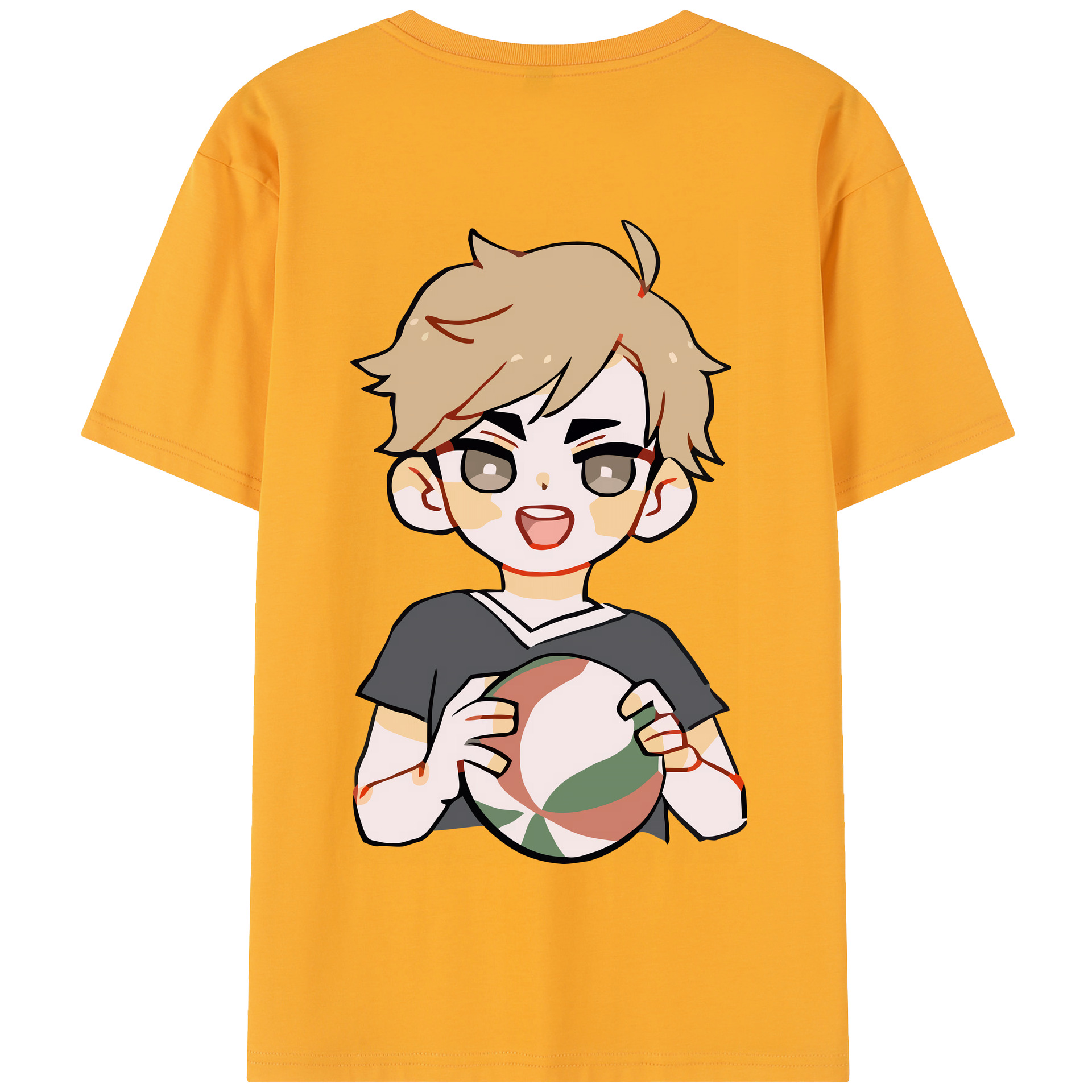 （画像用） ハイキュー!! Haikyu!! 綿100％半袖Tシャツ（背面プリント）