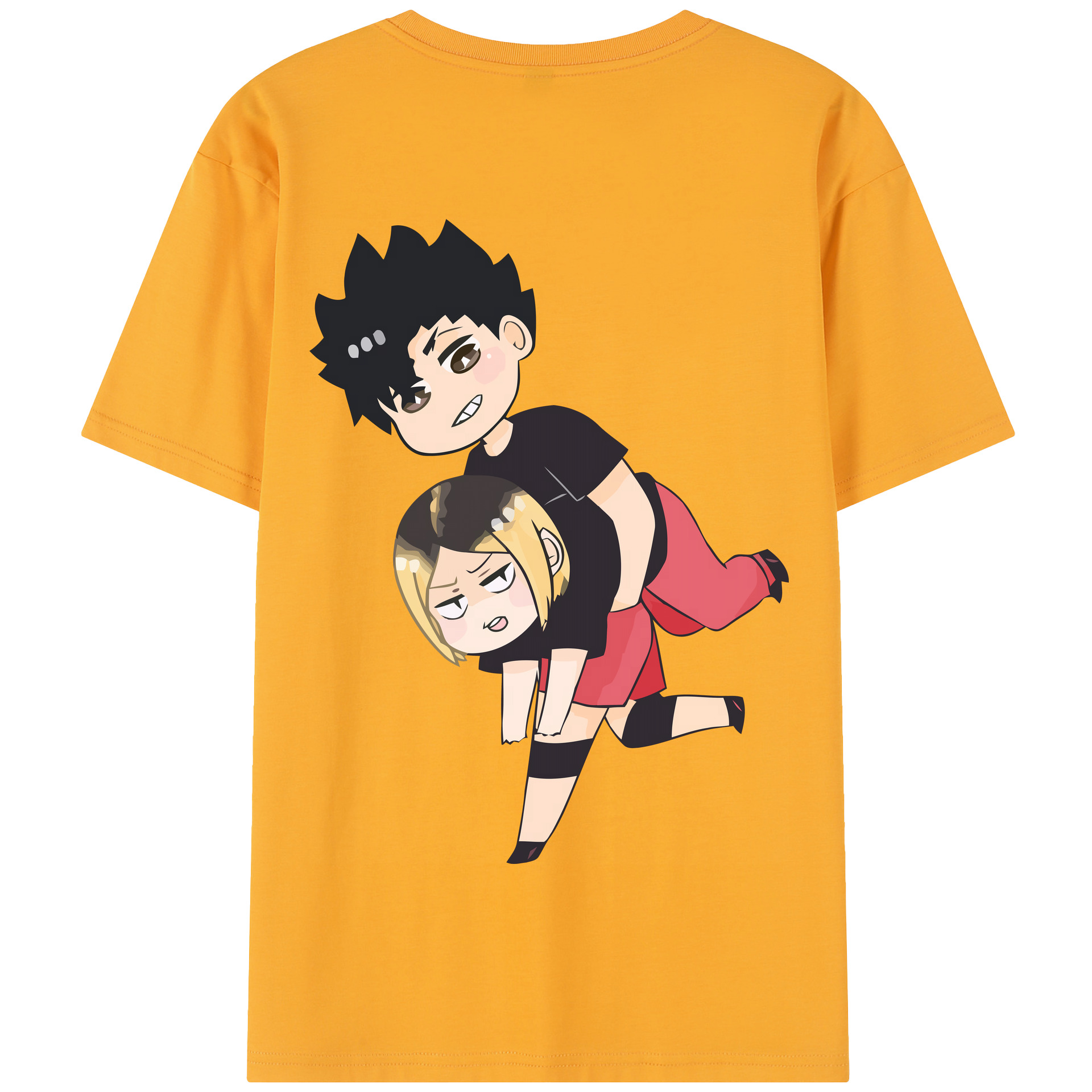 （画像用） ハイキュー!! Haikyu!! 綿100％半袖Tシャツ（背面プリント）