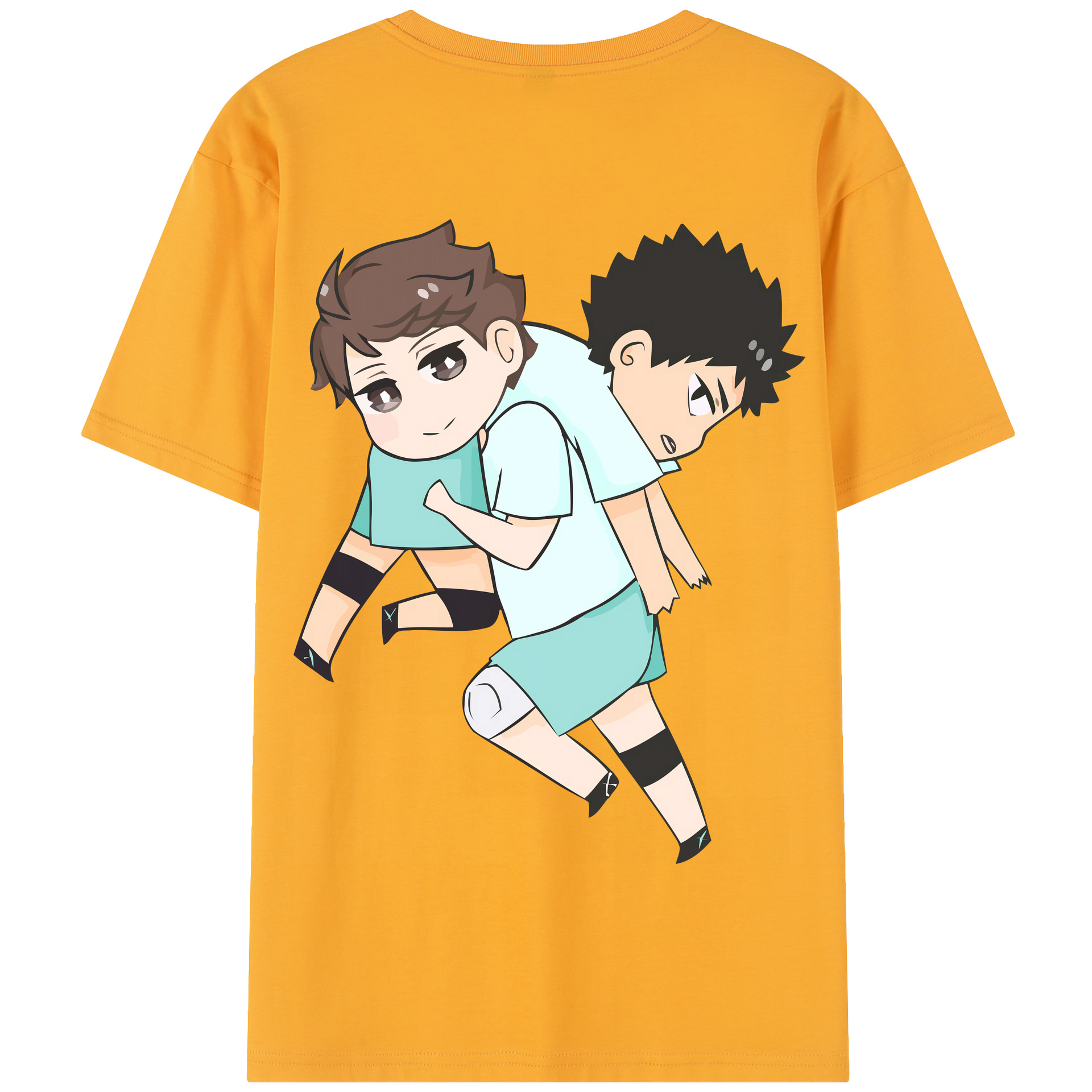（画像用） ハイキュー!! Haikyu!! 綿100％半袖Tシャツ（背面プリント）