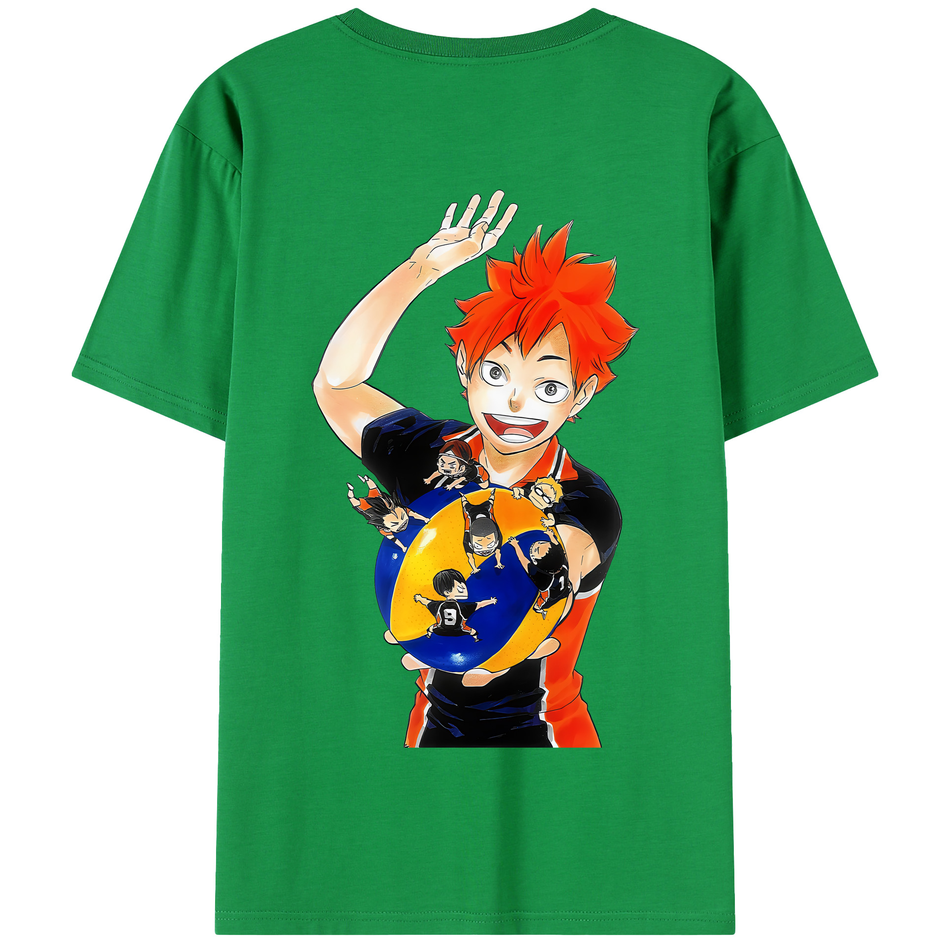 （画像用） ハイキュー!! Haikyu!! 綿100％半袖Tシャツ（背面プリント）