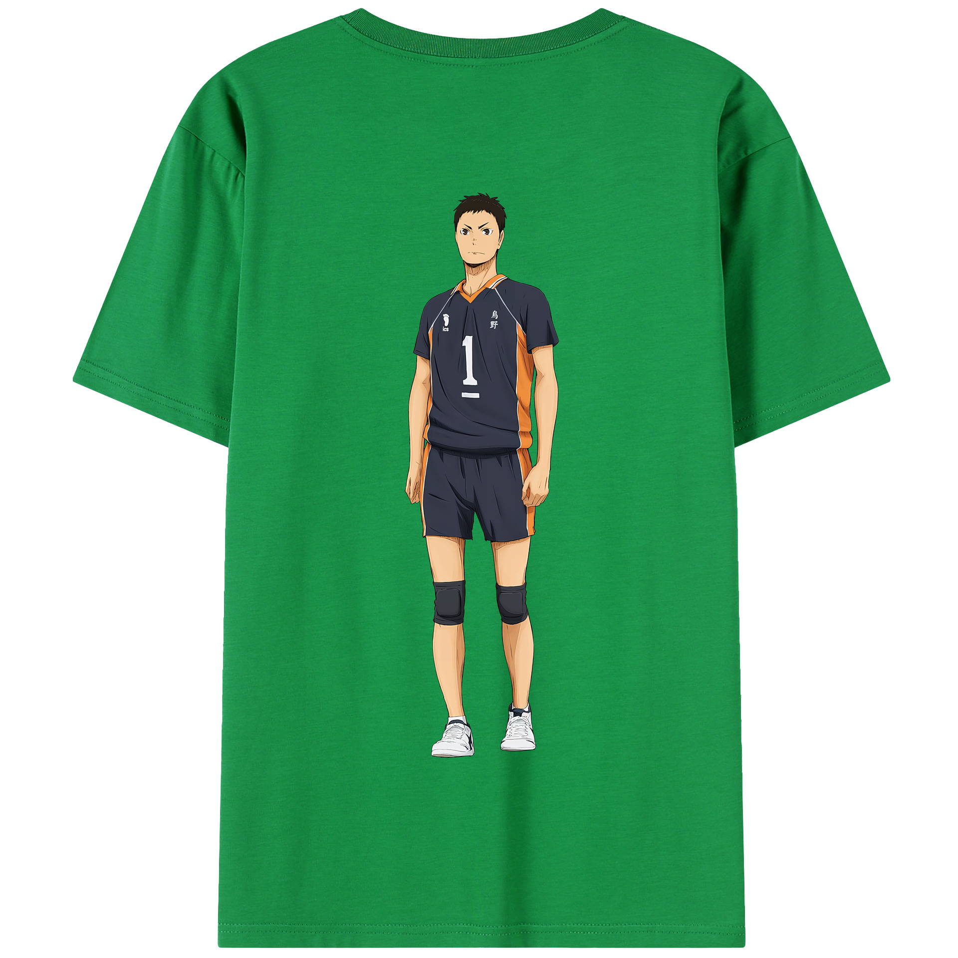 （画像用） ハイキュー!! Haikyu!! 綿100％半袖Tシャツ（背面プリント）