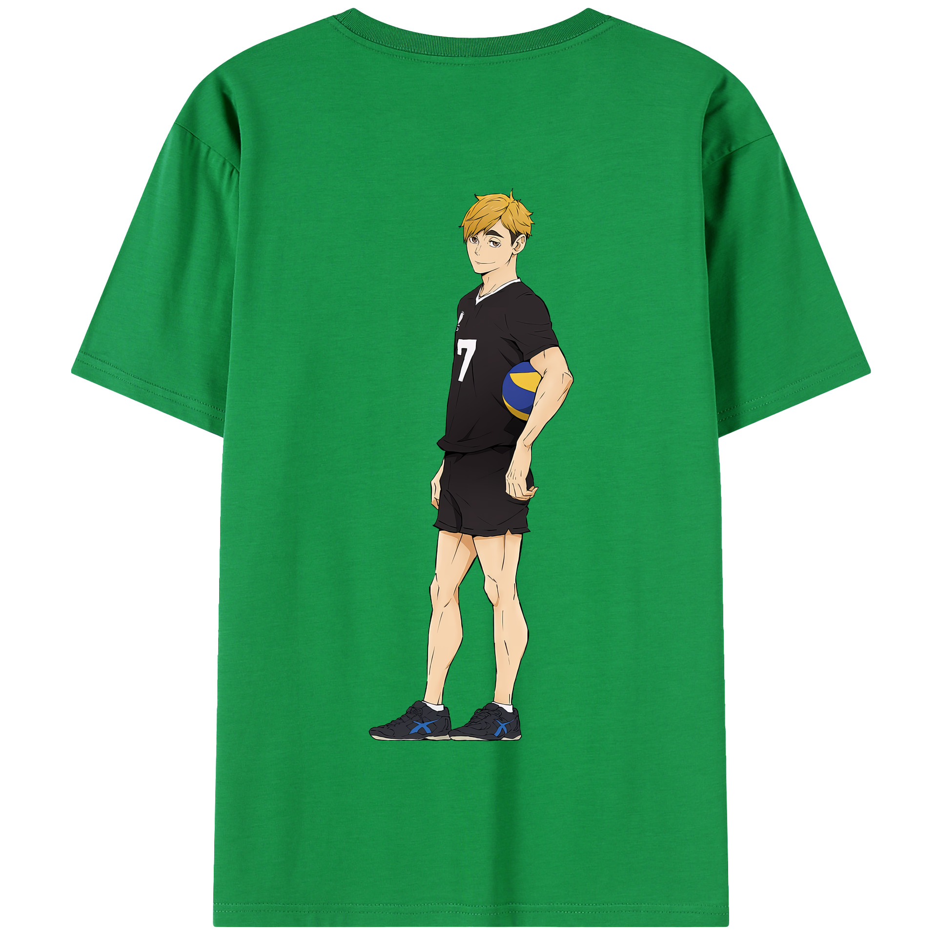 （画像用） ハイキュー!! Haikyu!! 綿100％半袖Tシャツ（背面プリント）