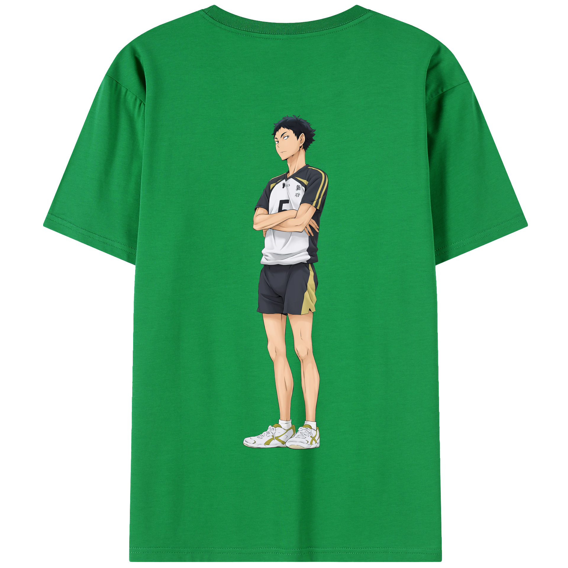 （画像用） ハイキュー!! Haikyu!! 綿100％半袖Tシャツ（背面プリント）