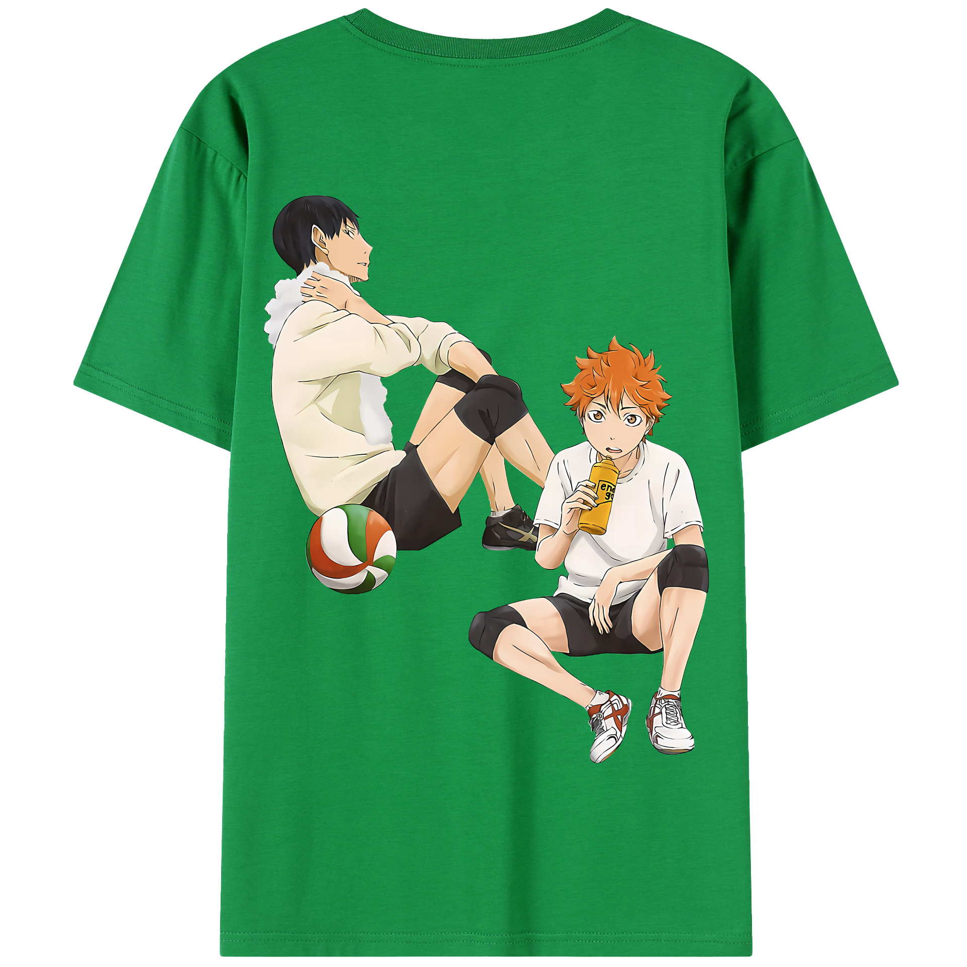 （画像用） ハイキュー!! Haikyu!! 綿100％半袖Tシャツ（背面プリント）