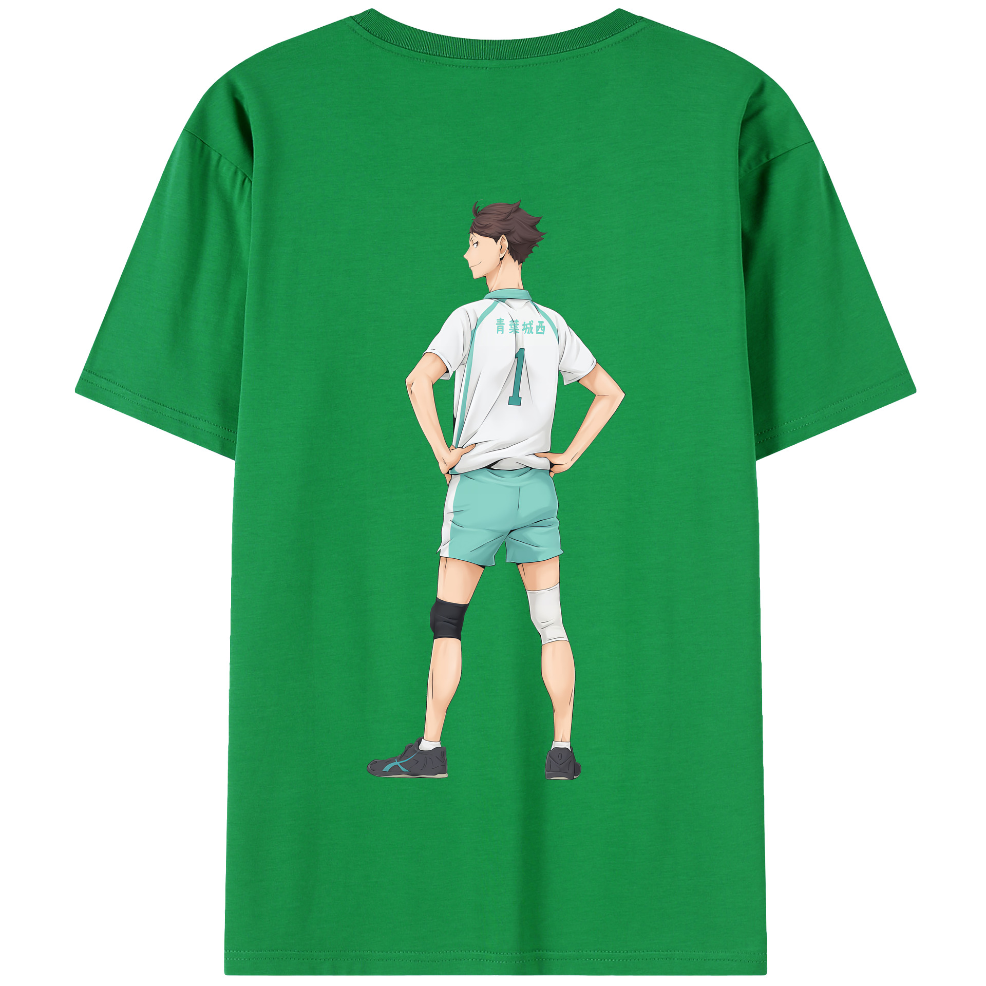 （画像用） ハイキュー!! Haikyu!! 綿100％半袖Tシャツ（背面プリント）